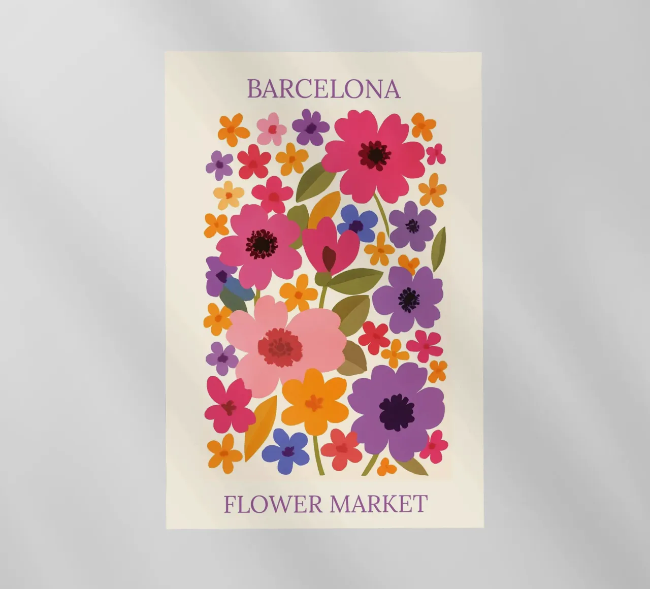 Barcellona II mercato dei fiori pellicola backlit da HicksShop