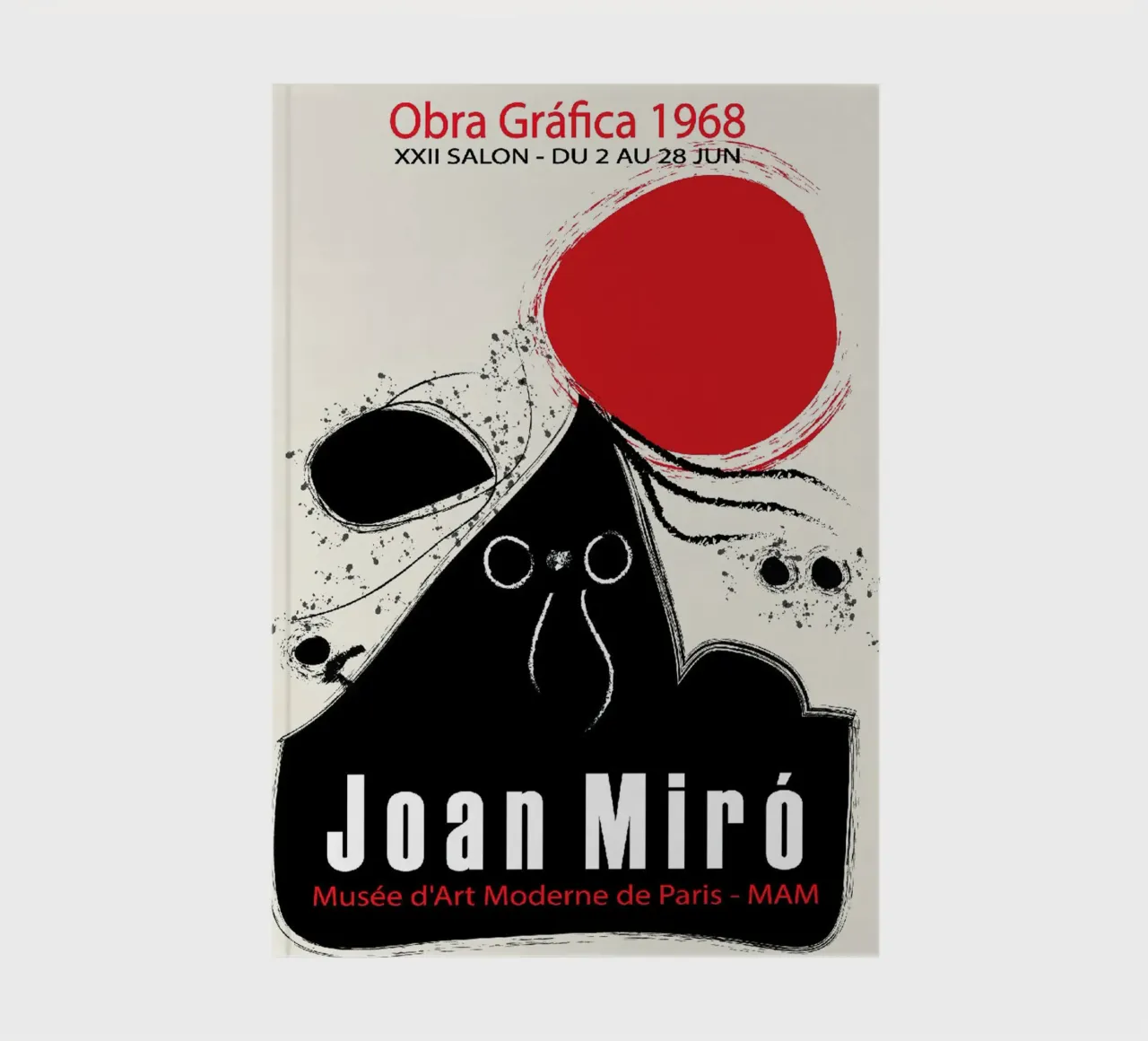 Joan Miro Gallery Poster graphic work 1968 notebook by Danielshop