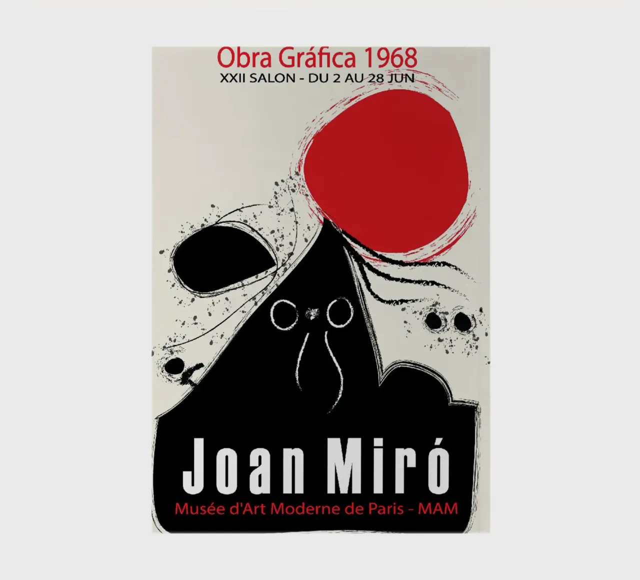 Joan Miro Gallery Poster graphic work 1968 notebook by Danielshop