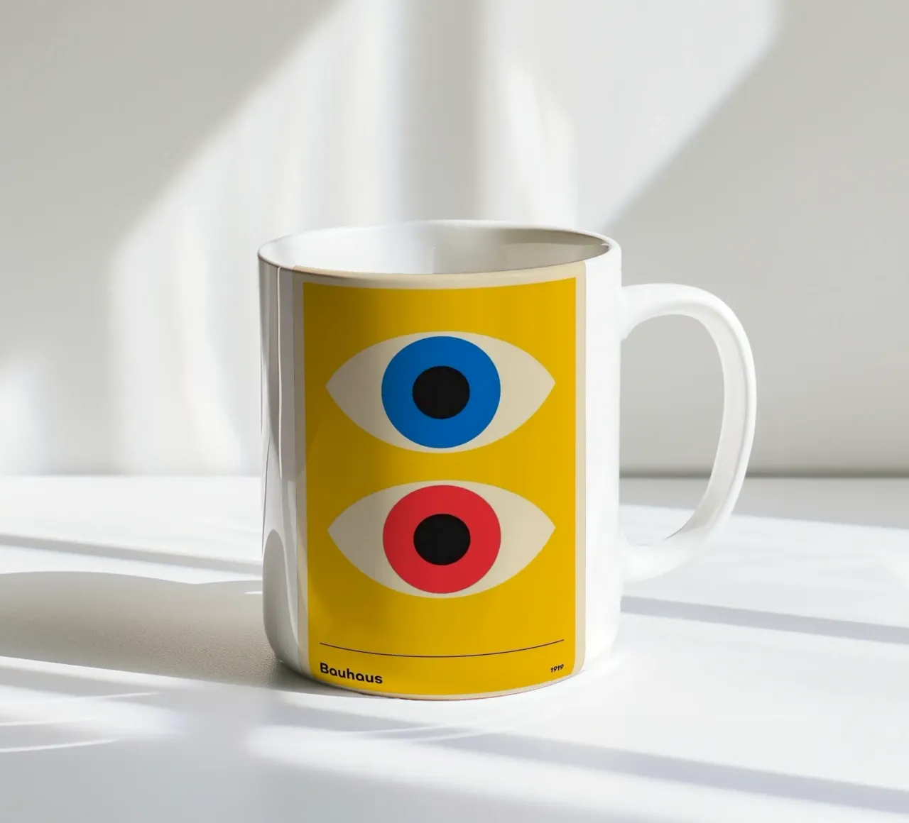 Dos ojos taza de cerámica de Martins shop