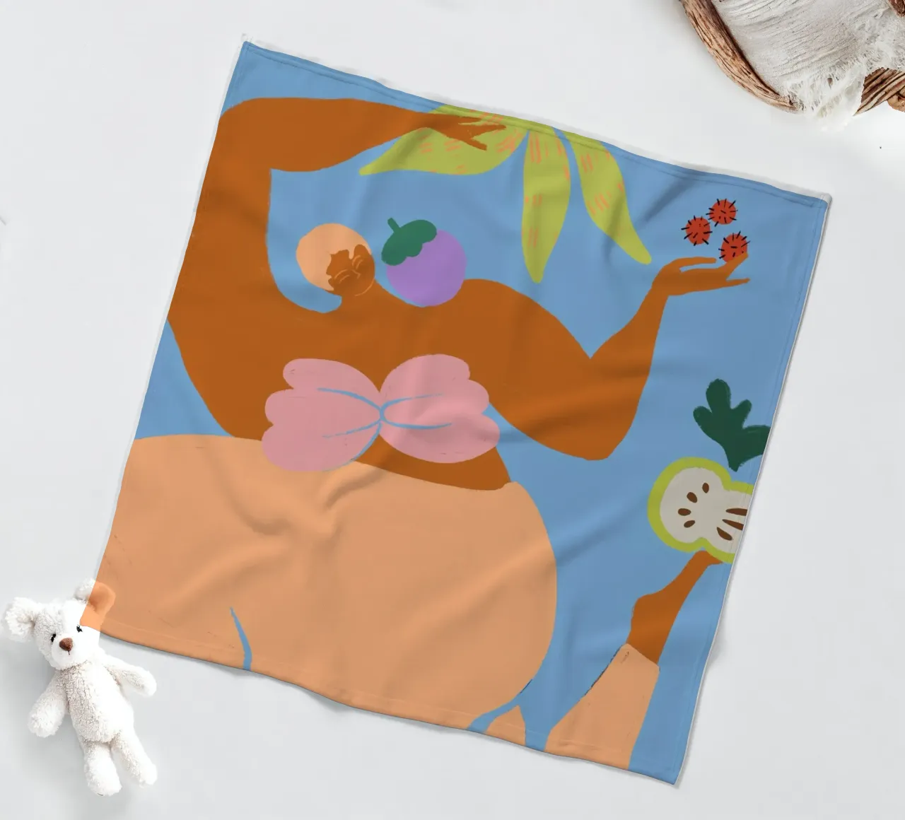 Fruity Run Fleecedecke von Arty Guava