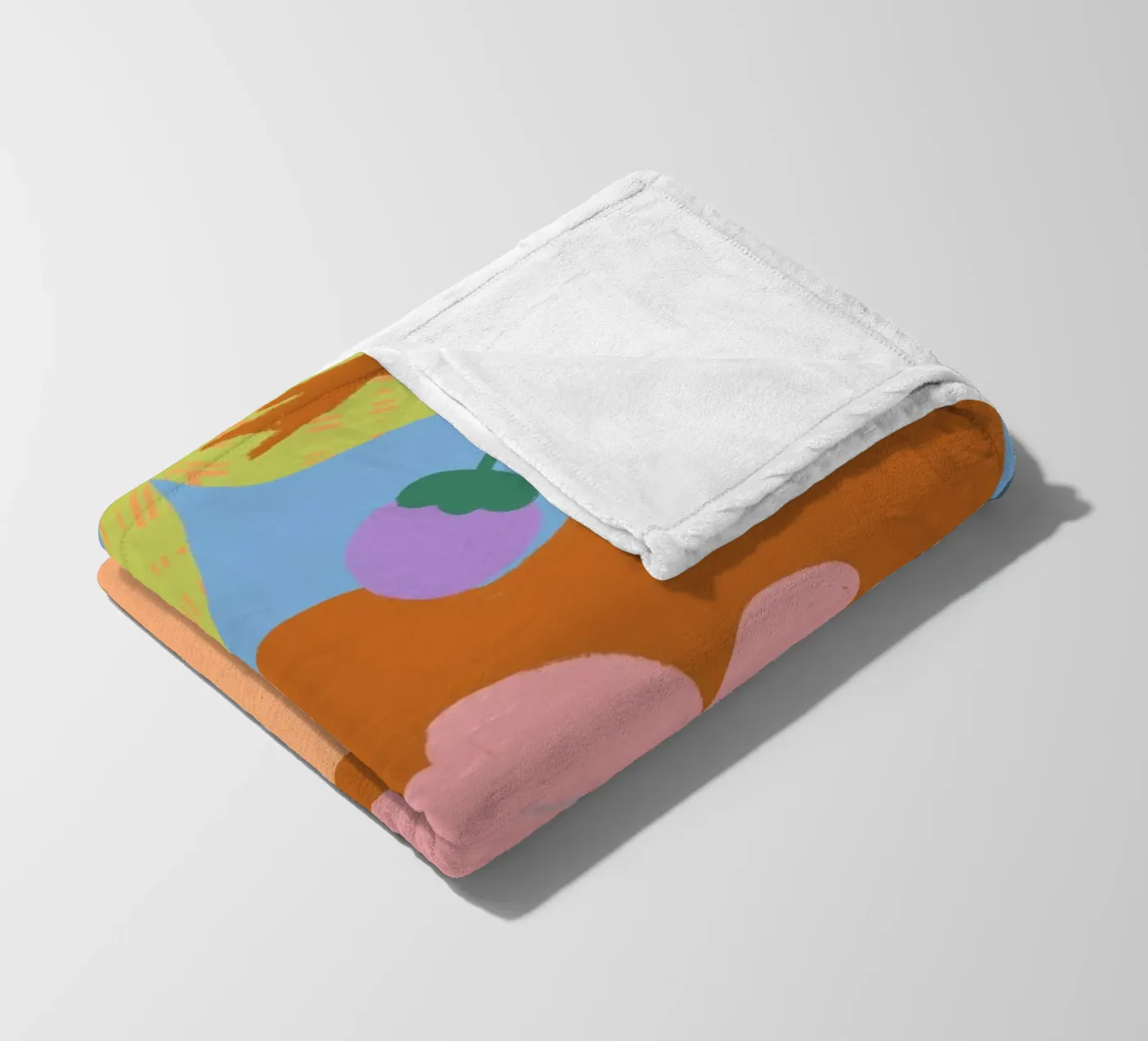 Fruity Run fleece blanket by Arty Guava