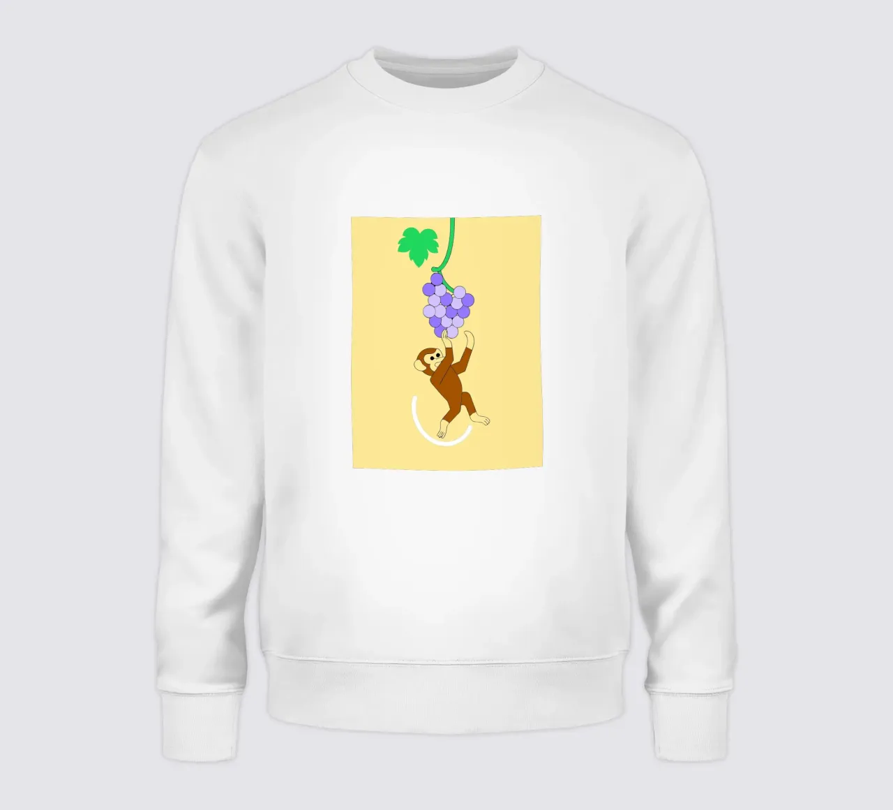 Scimmia e uva felpa da OUR SHOP