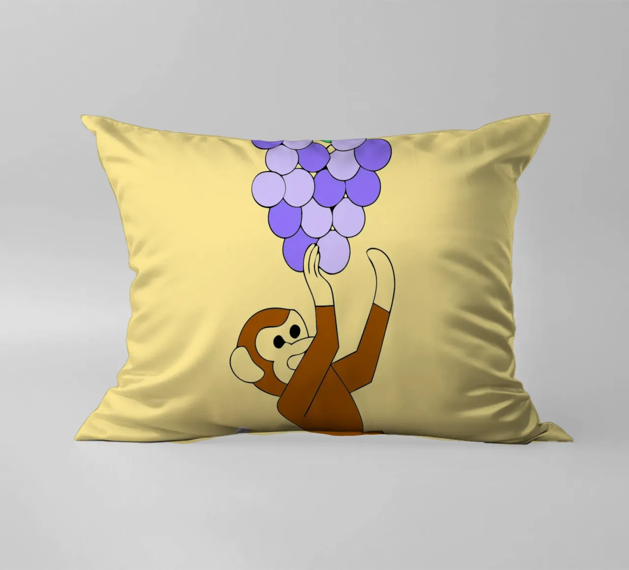 Scimmia e uva cuscino da OUR SHOP