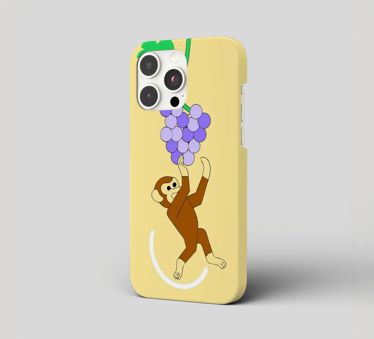 Scimmia e uva cover iphone da OUR SHOP
