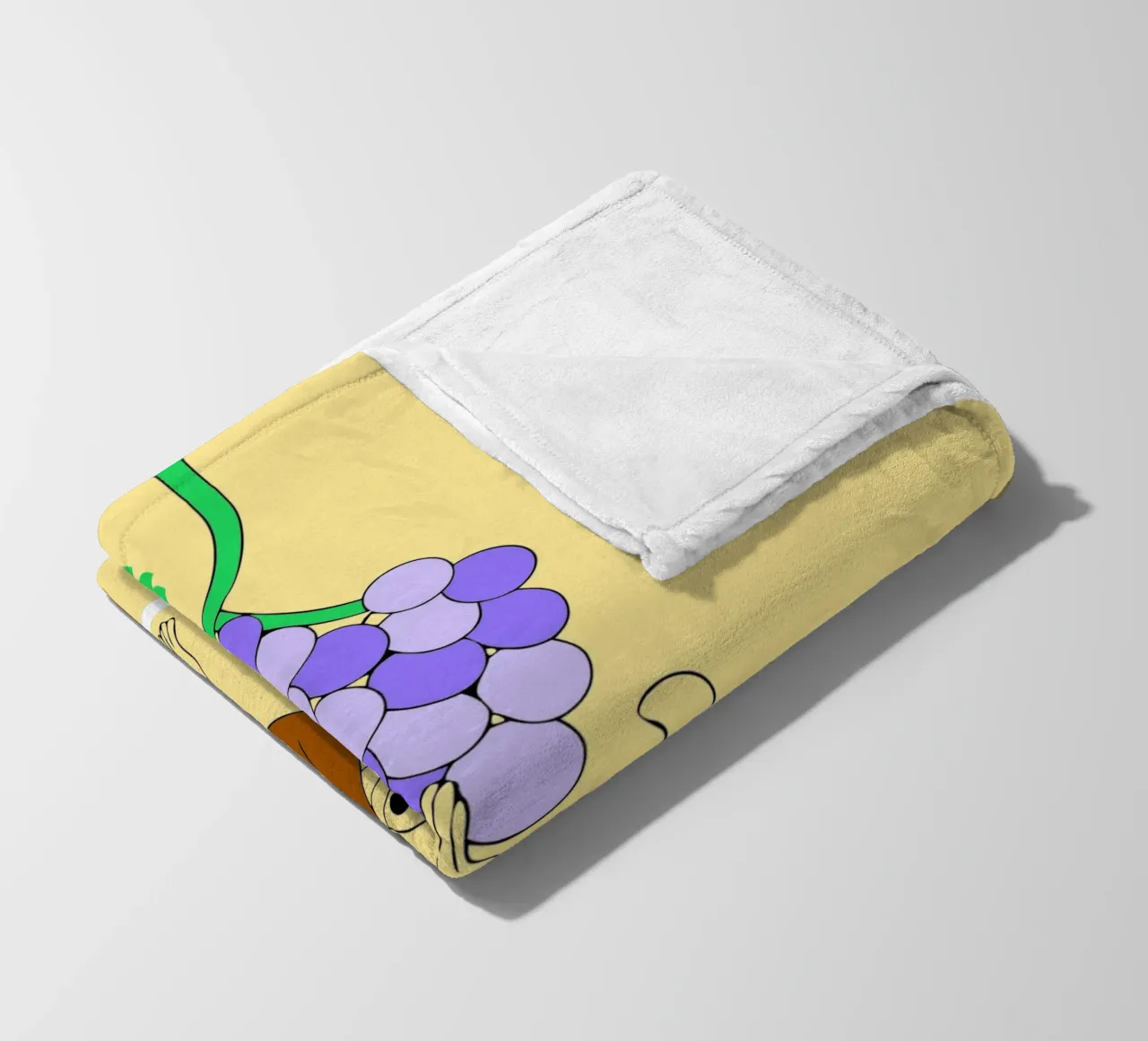 Scimmia e uva coperta in pile da OUR SHOP