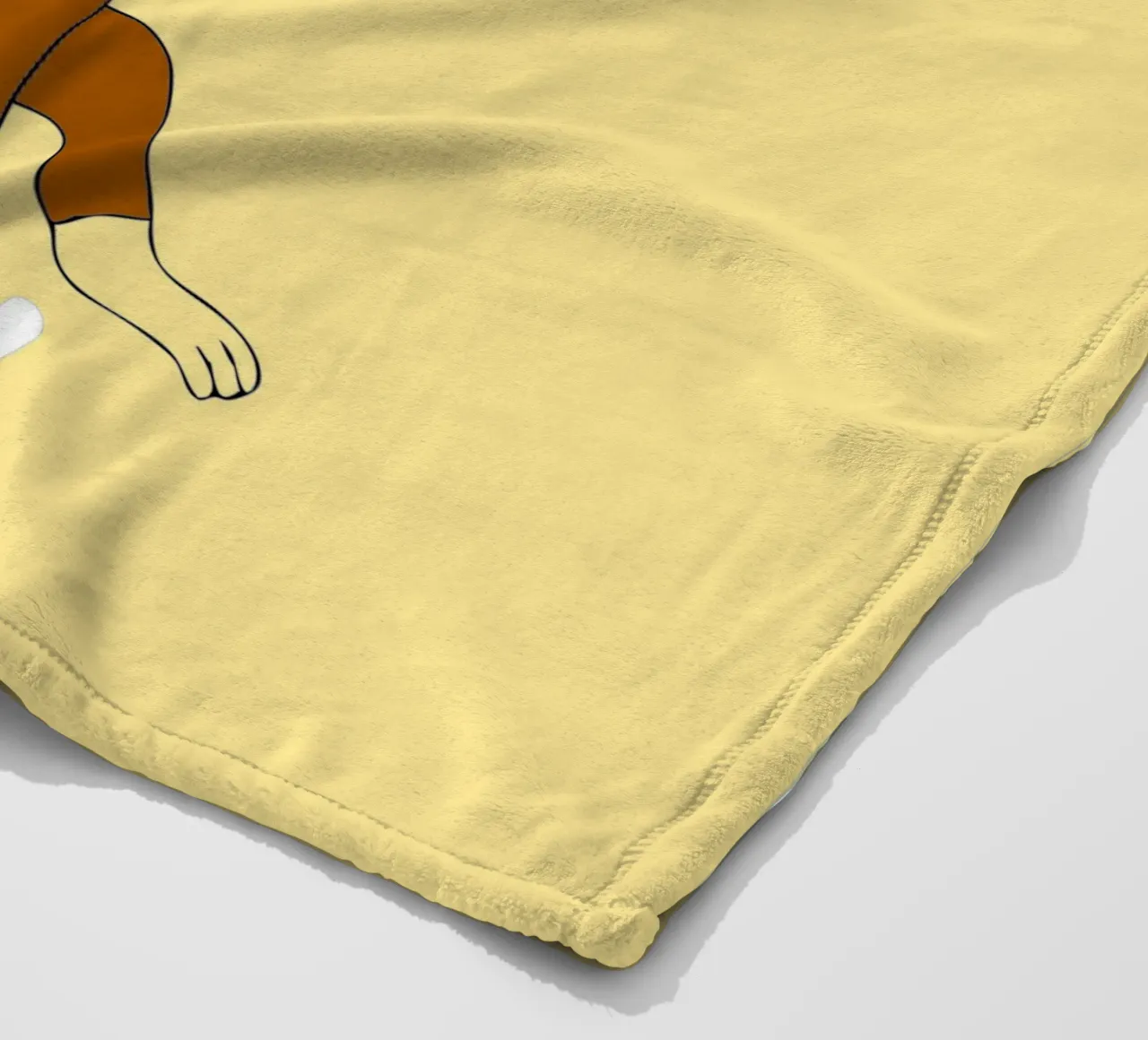 Scimmia e uva coperta in pile da OUR SHOP