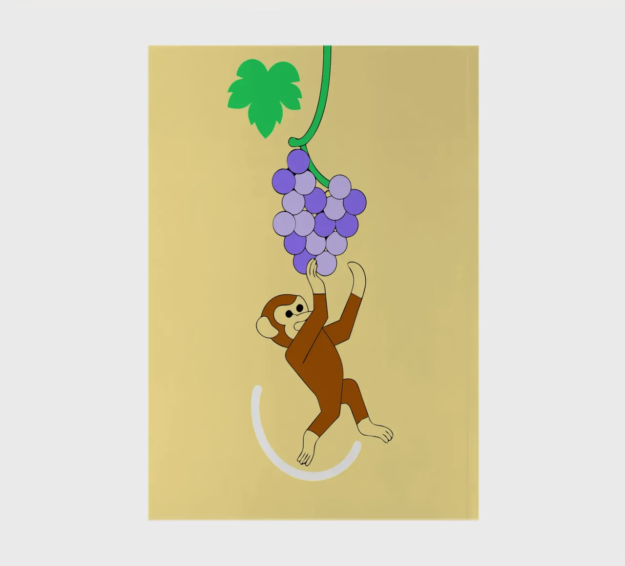 Scimmia e uva diario da OUR SHOP