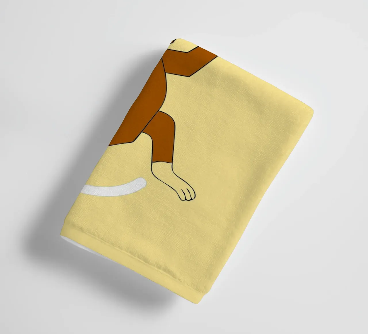 Affe und Weintrauben Handtuch von OUR SHOP