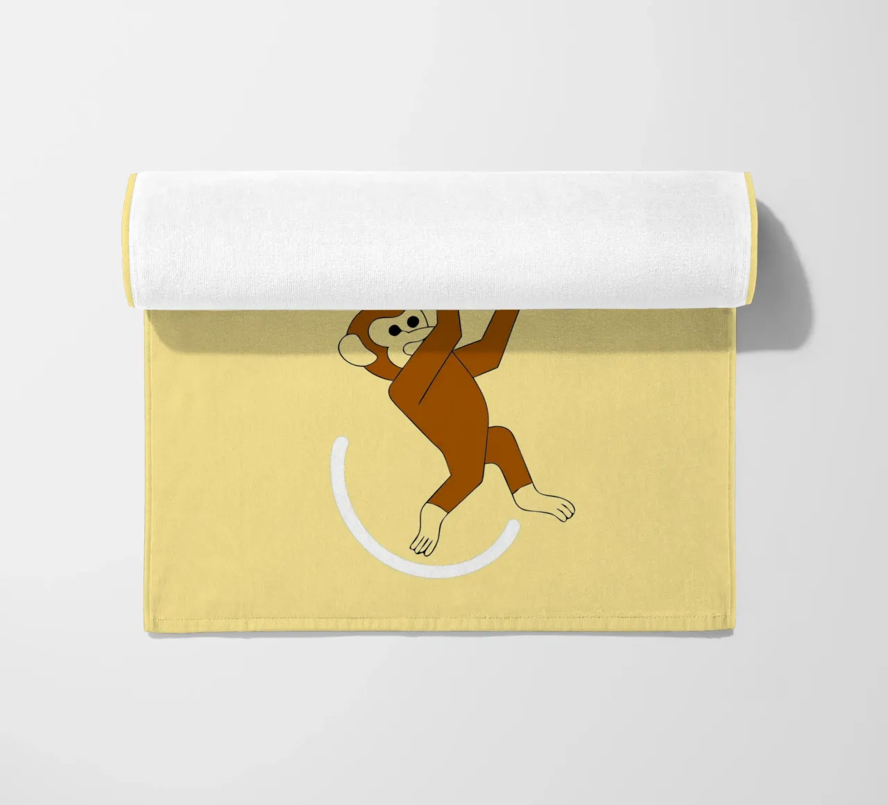 Scimmia e uva telo mare da OUR SHOP