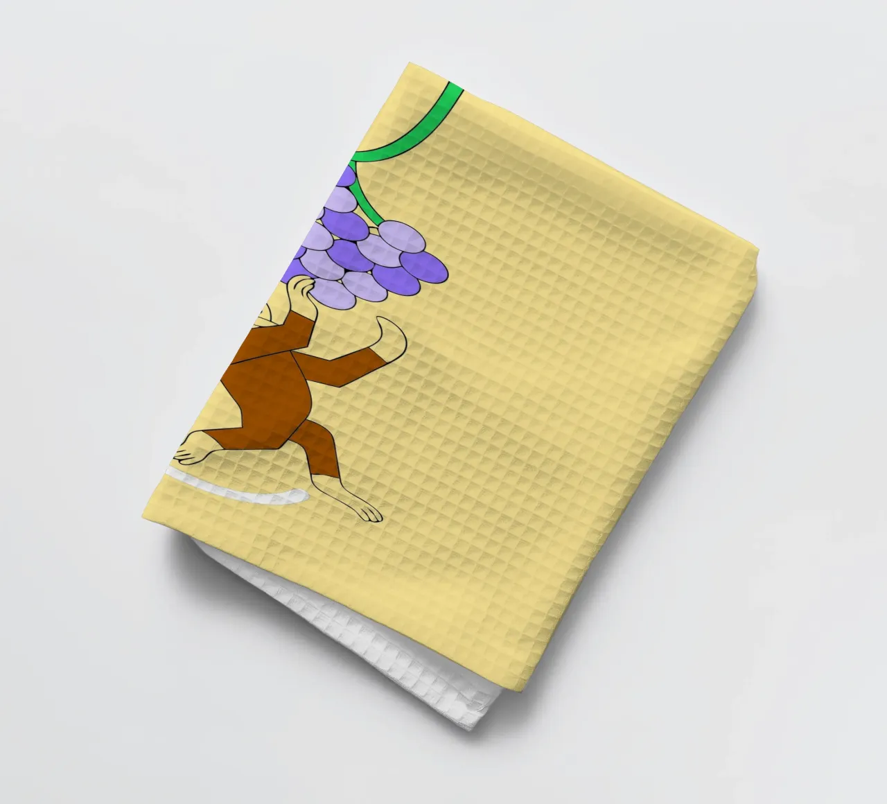 Scimmia e uva canovaccio da cucina da OUR SHOP