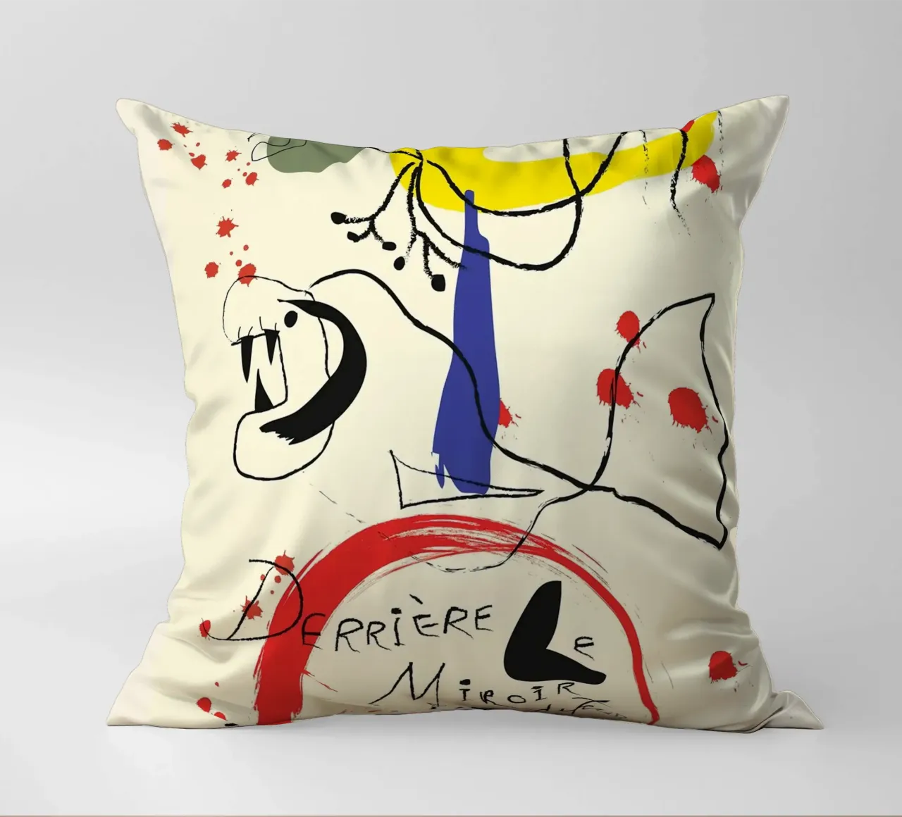 joan miro derriere miroir cuscino da Danielshop
