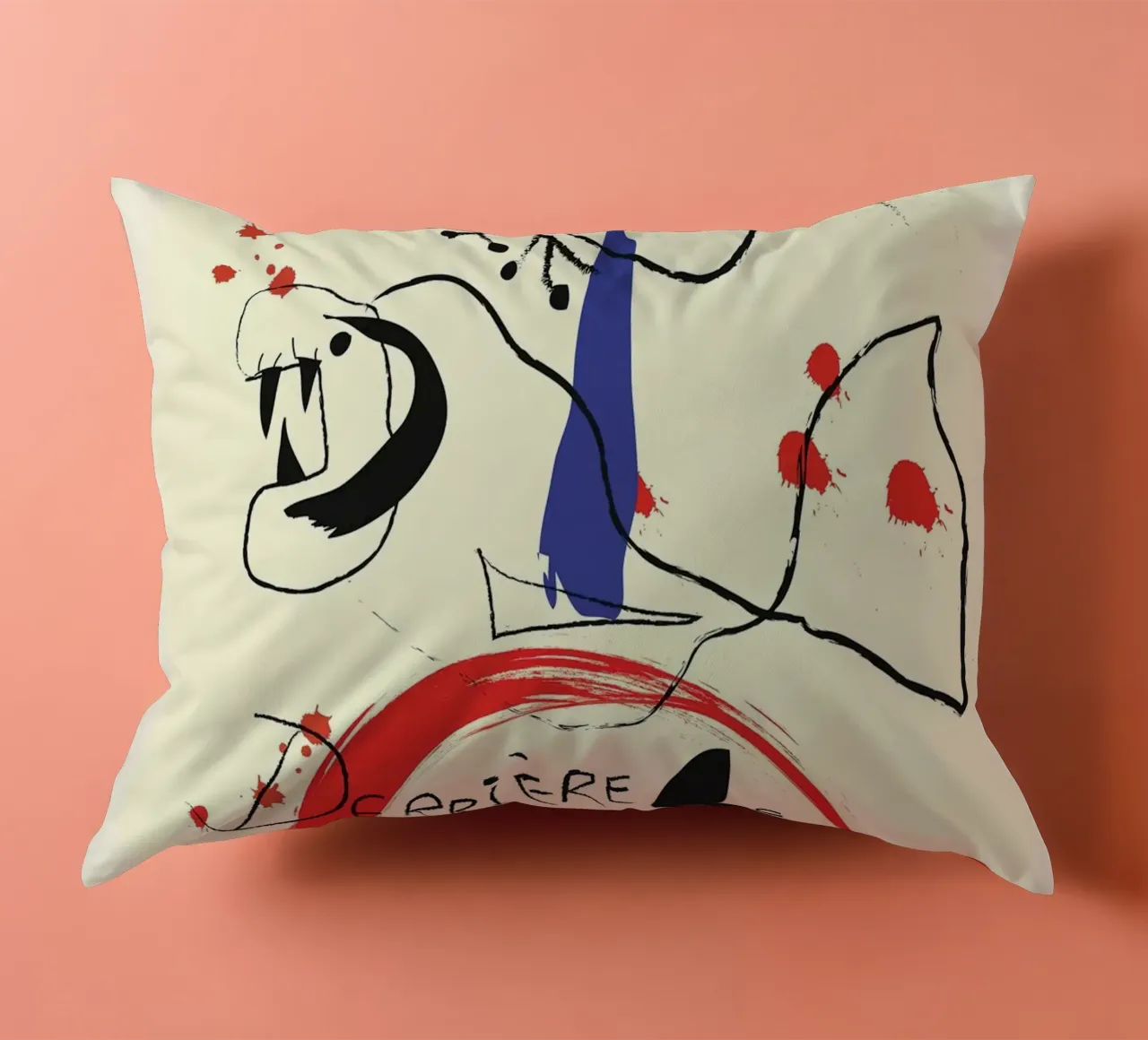 joan miro derriere miroir cuscino da Danielshop