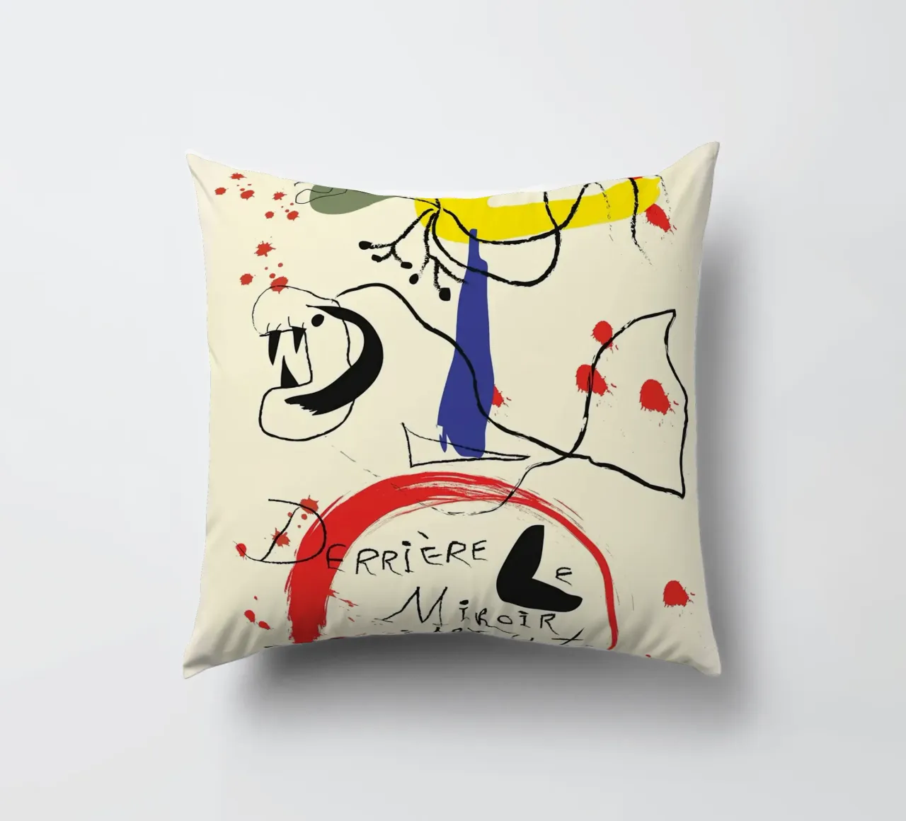 joan miro derriere miroir cuscino da Danielshop