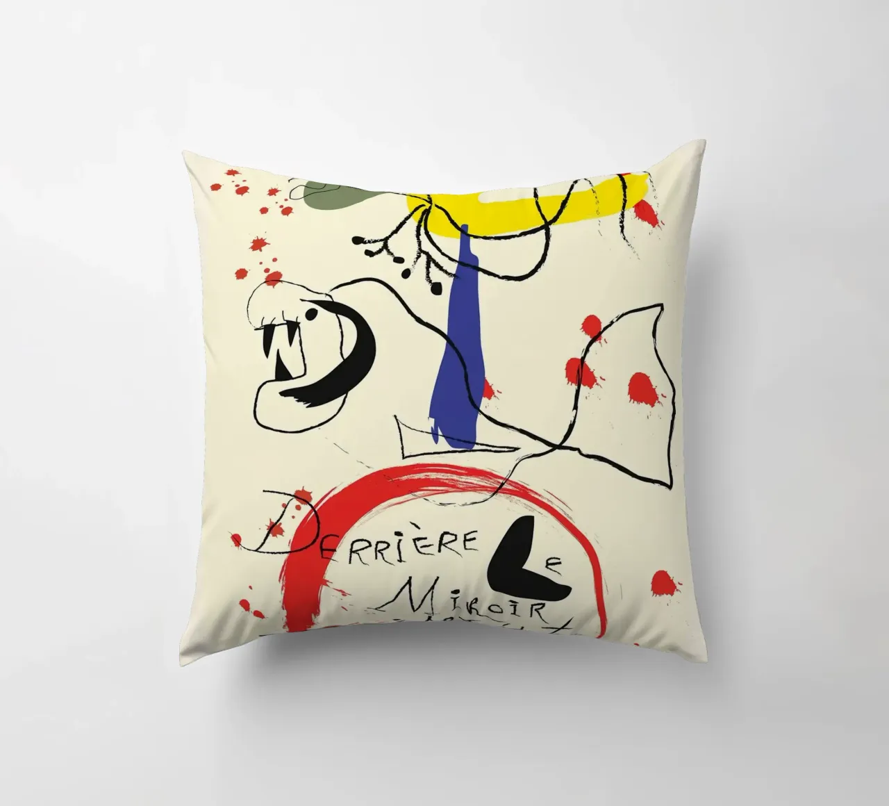 joan miro derriere miroir cuscino da Danielshop