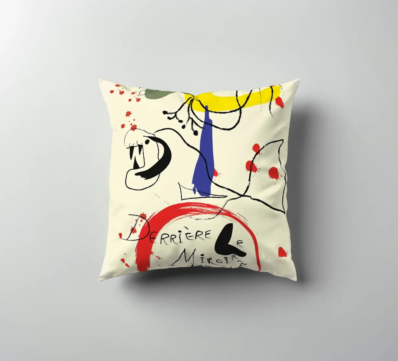 joan miro derriere miroir cuscino da Danielshop