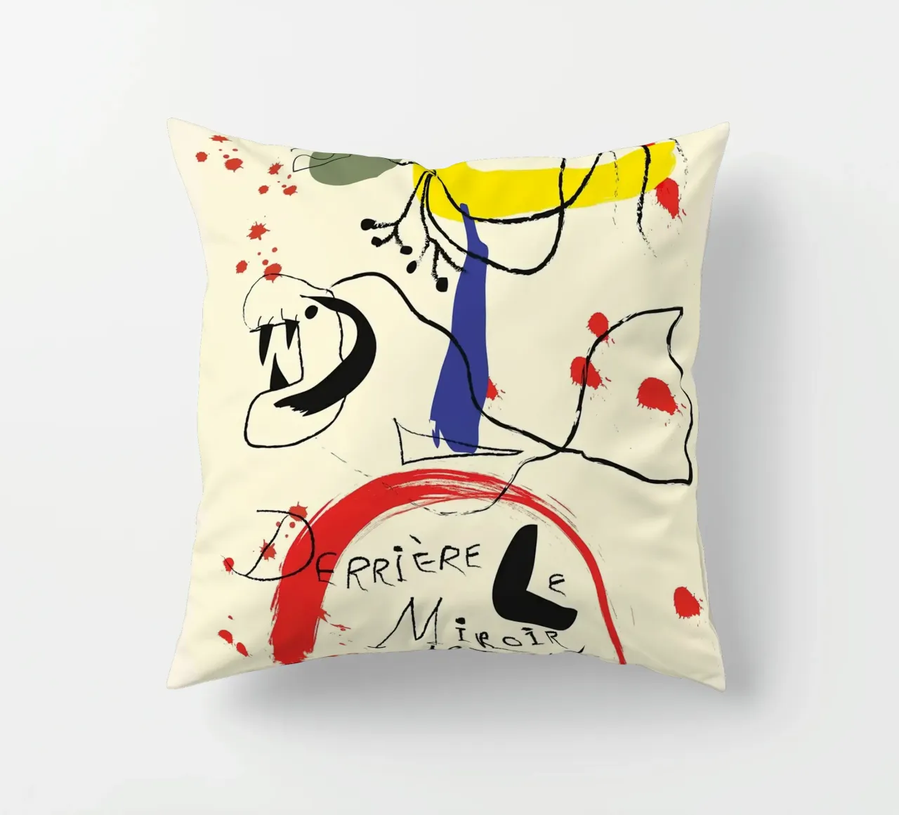joan miro derriere miroir cuscino da Danielshop