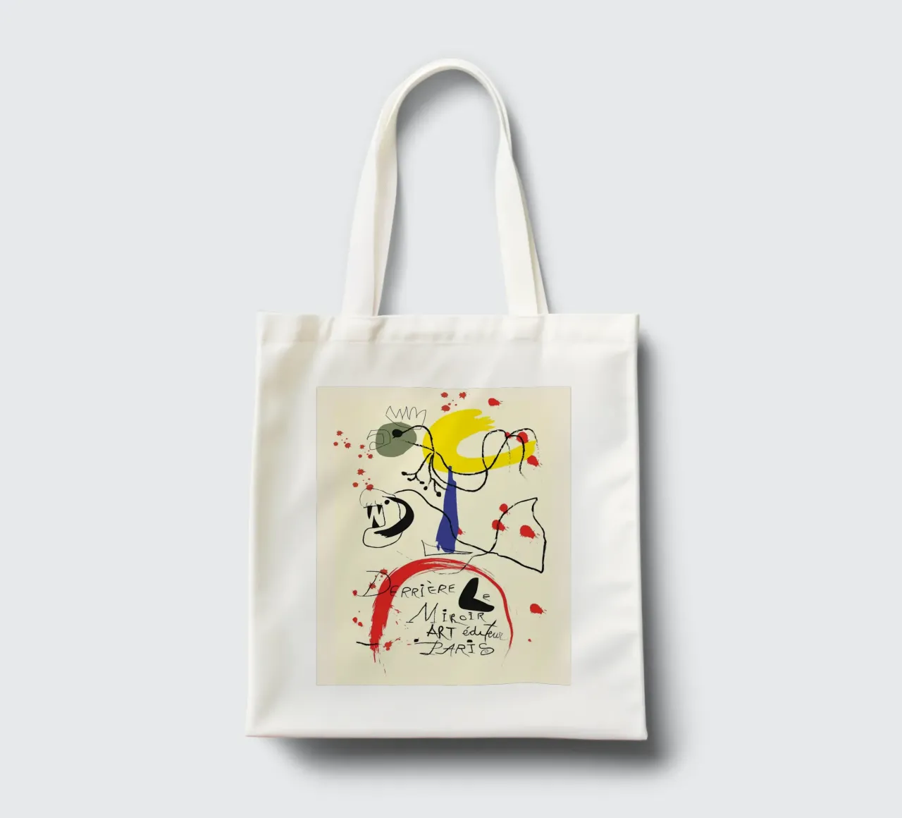 joan miro derriere miroir borsa in juta da Danielshop