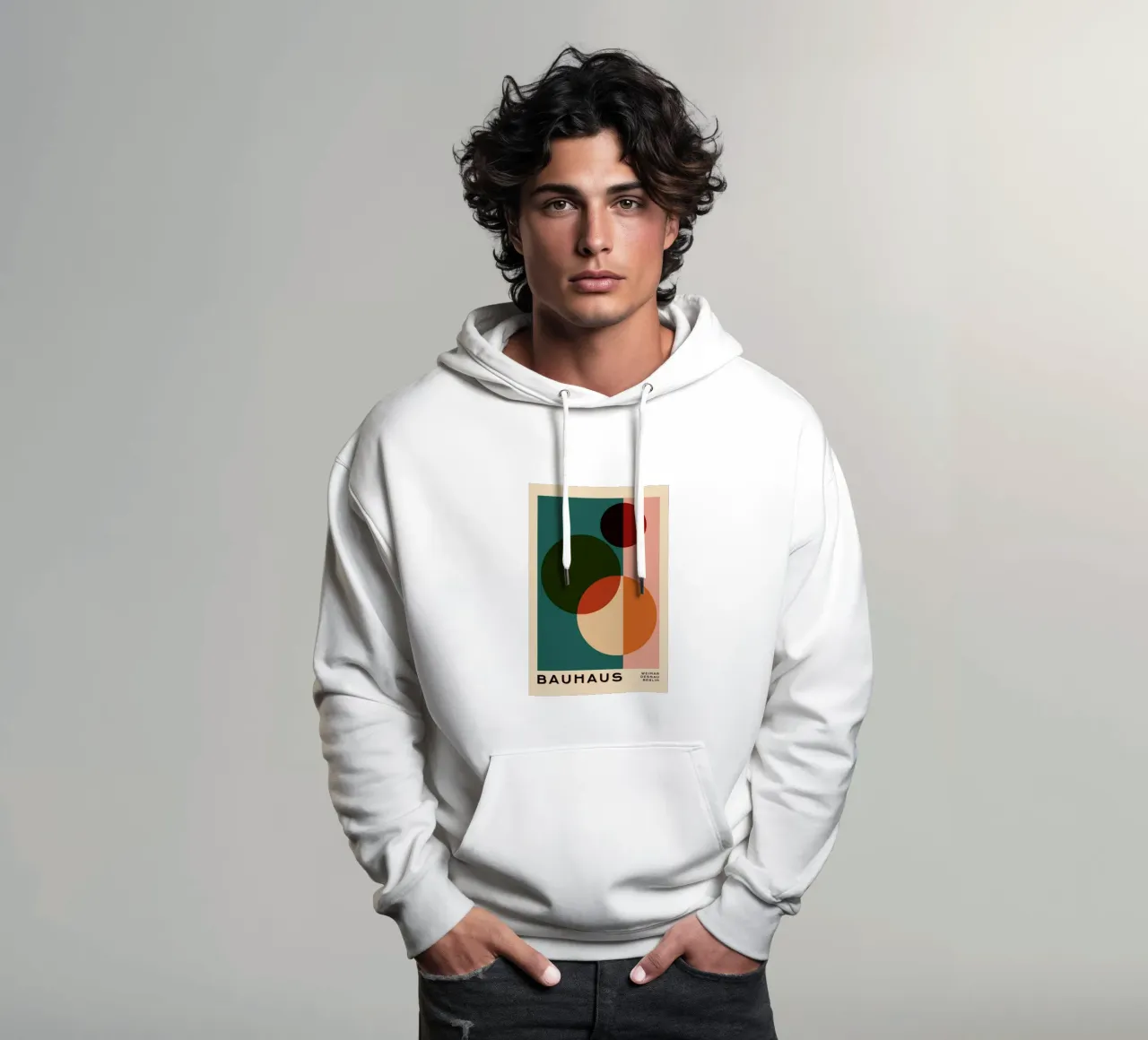 Tre fori felpa con cappuccio da Martins shop