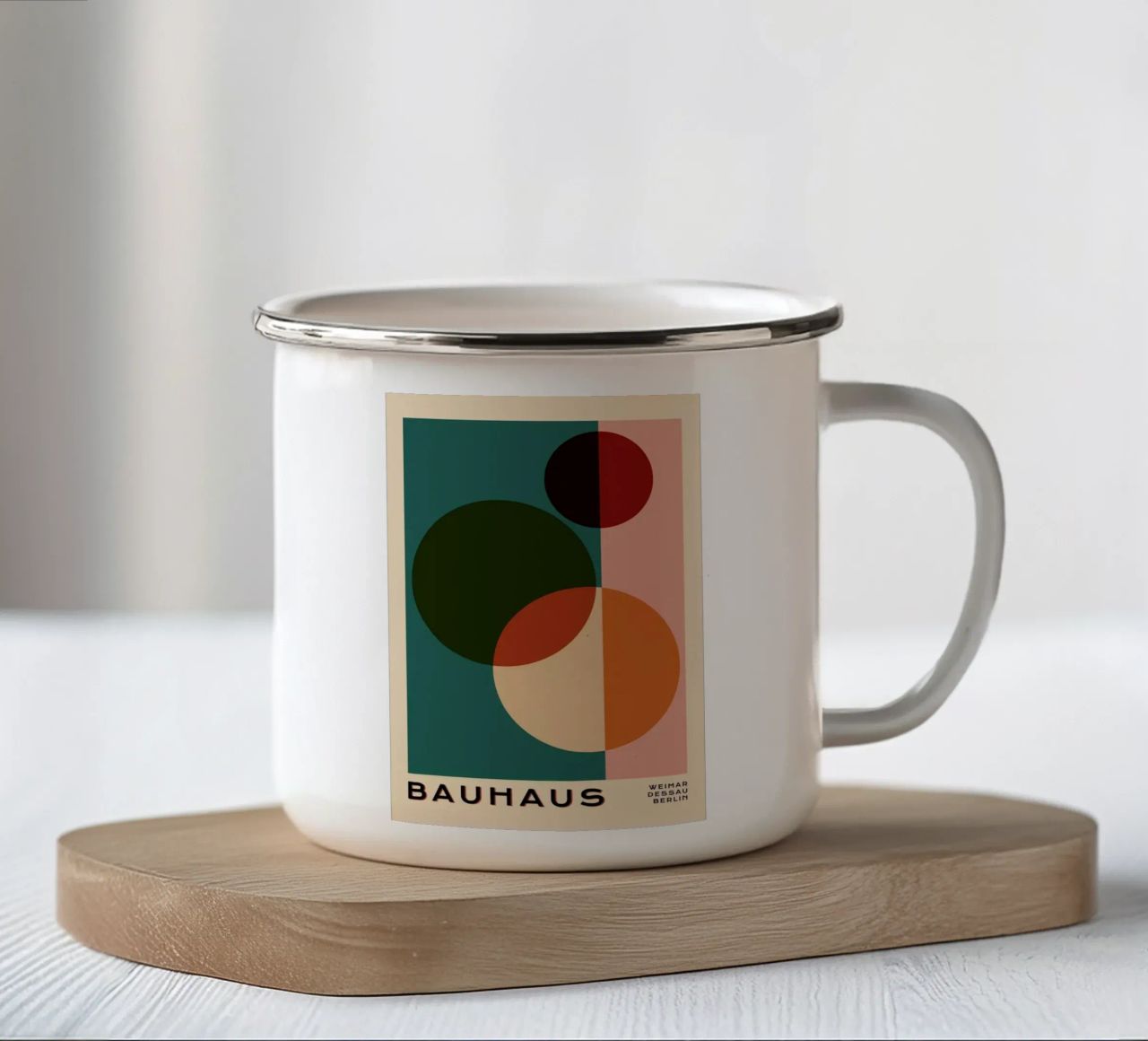 Tre fori tazza in smalto da Martins shop