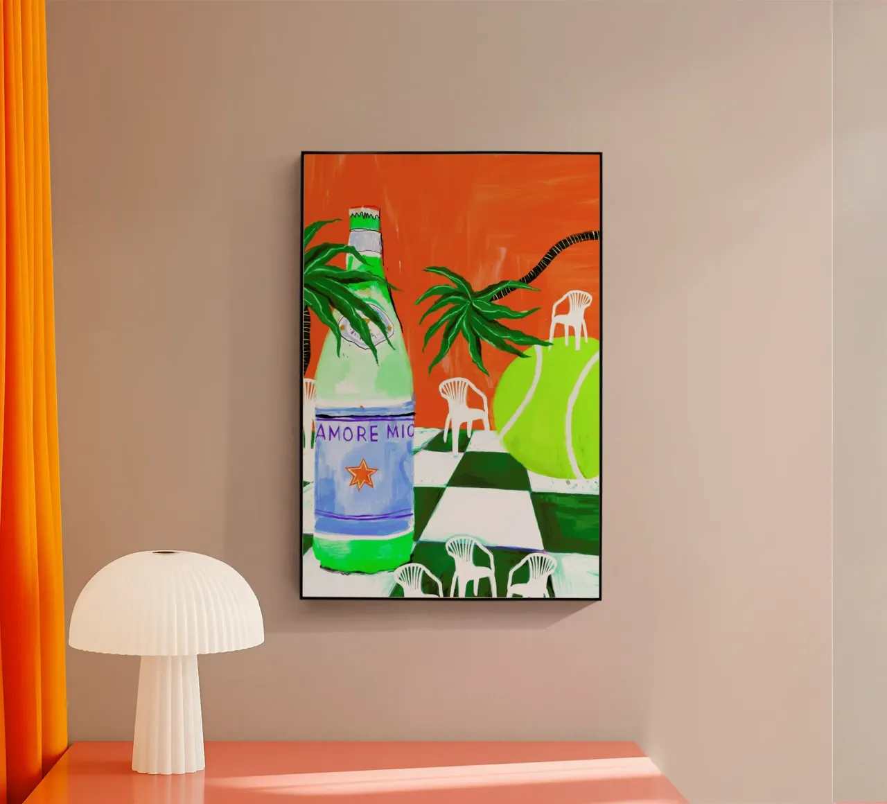 Amore Mio plexiglass da Eva Wünsch