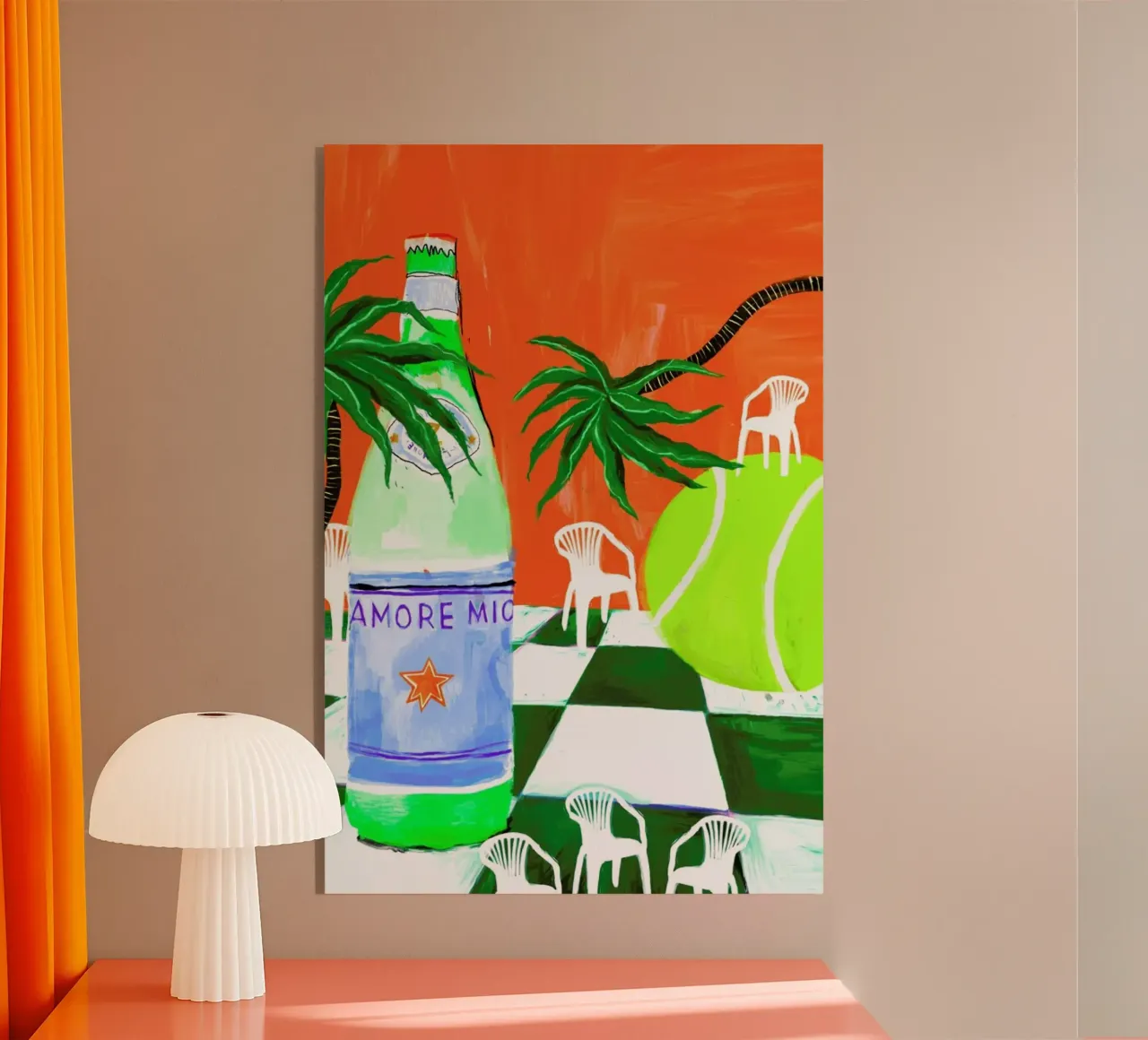 Amore Mio plexiglass da Eva Wünsch