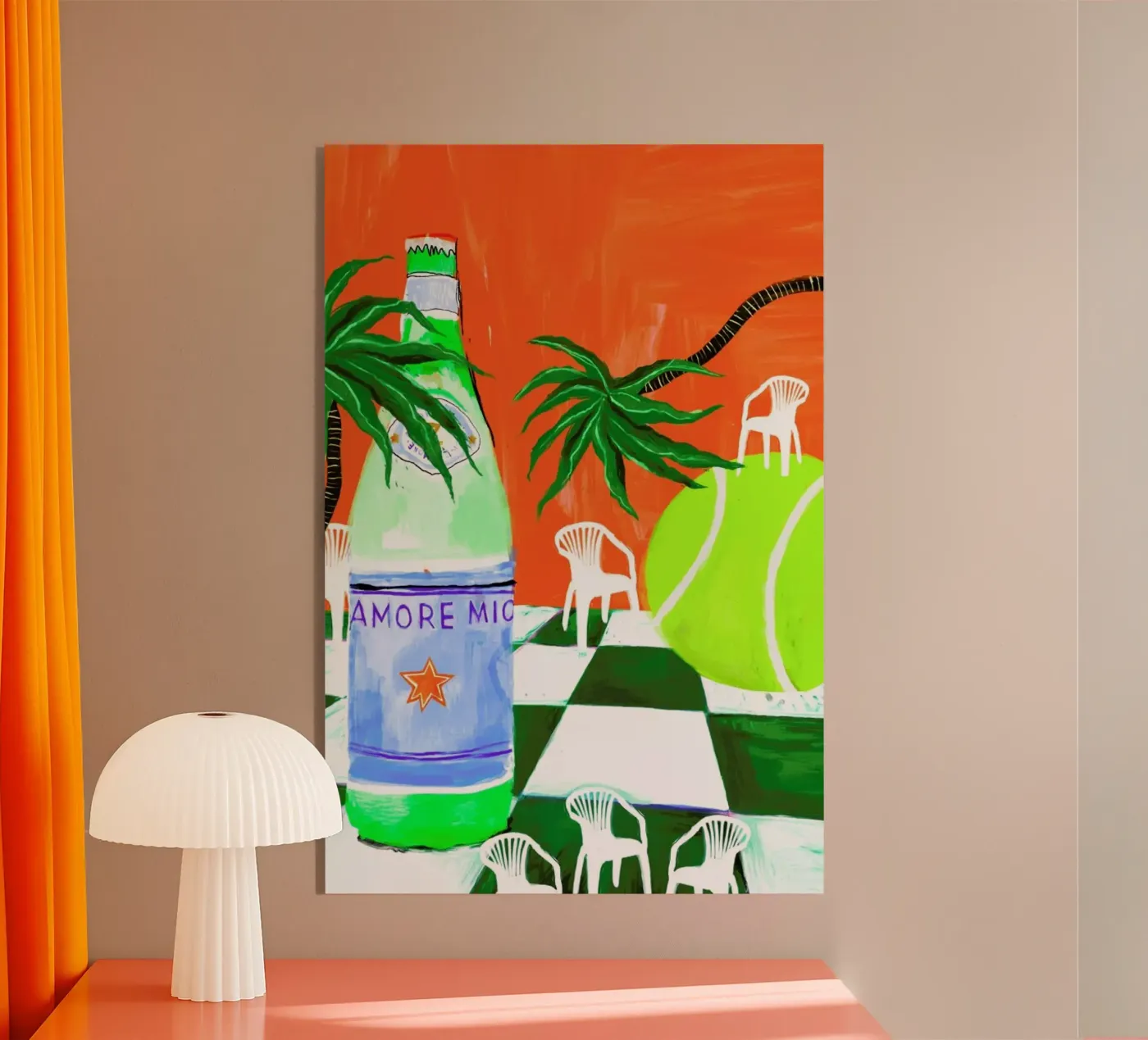 Amore Mio Acryl-Glas von Eva Wünsch