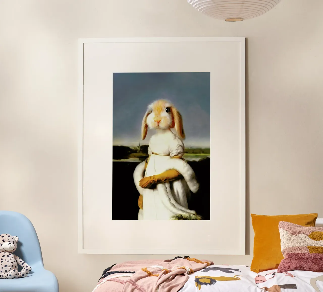 Dominiqe poster con telaio in legno da Tein Lucasson
