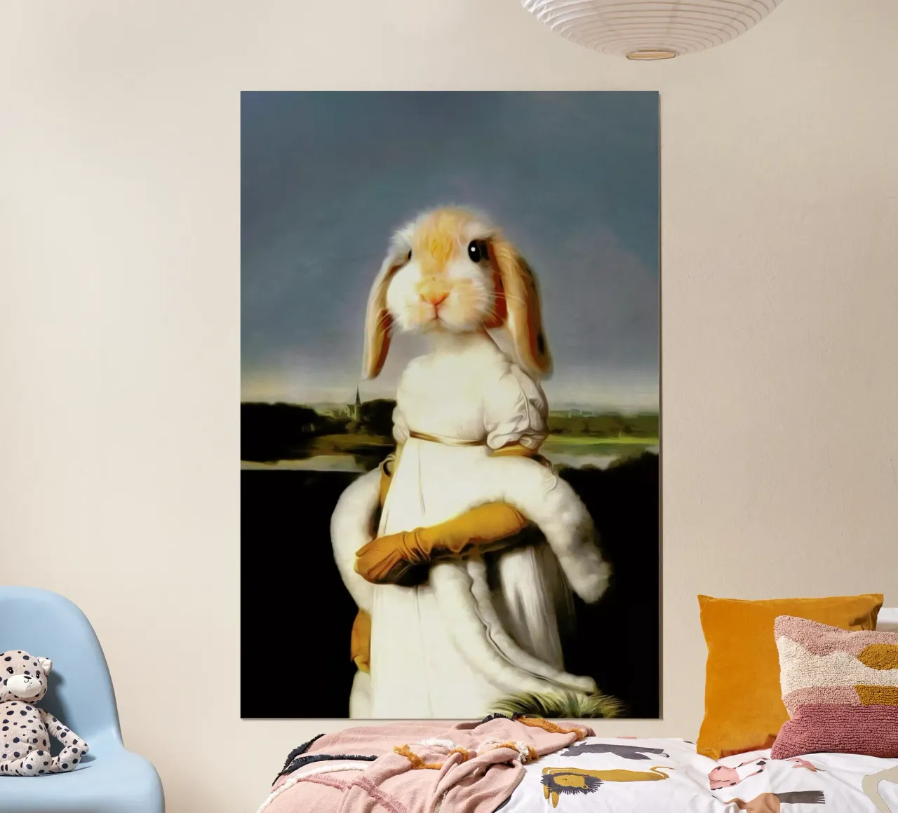 Dominiqe poster con telaio in legno da Tein Lucasson