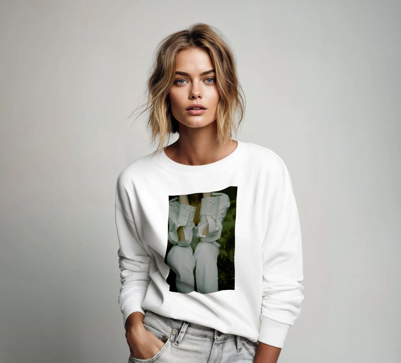 Buttons Sweatshirt von Chris Abatzis