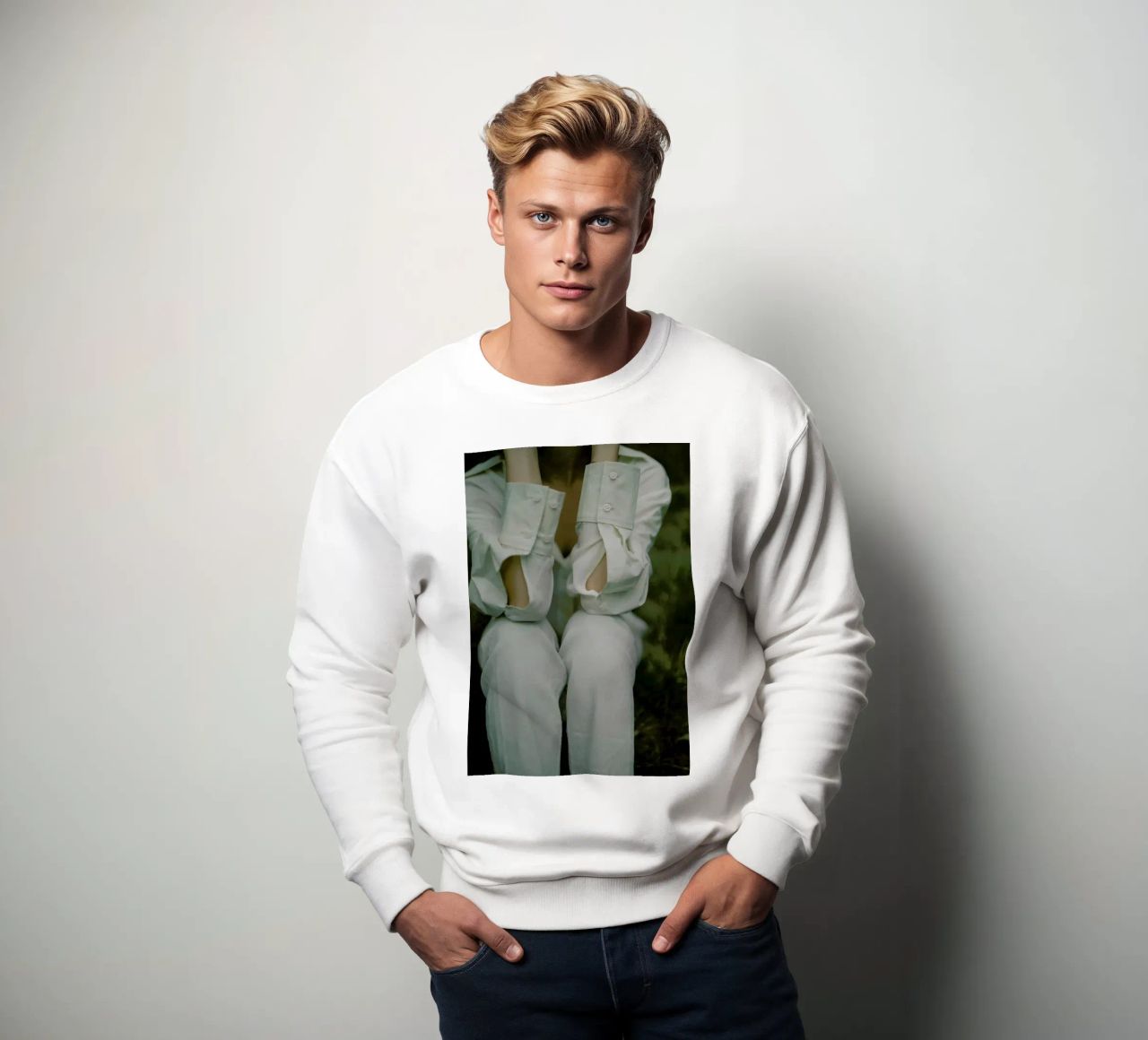 Buttons Sweatshirt von Chris Abatzis