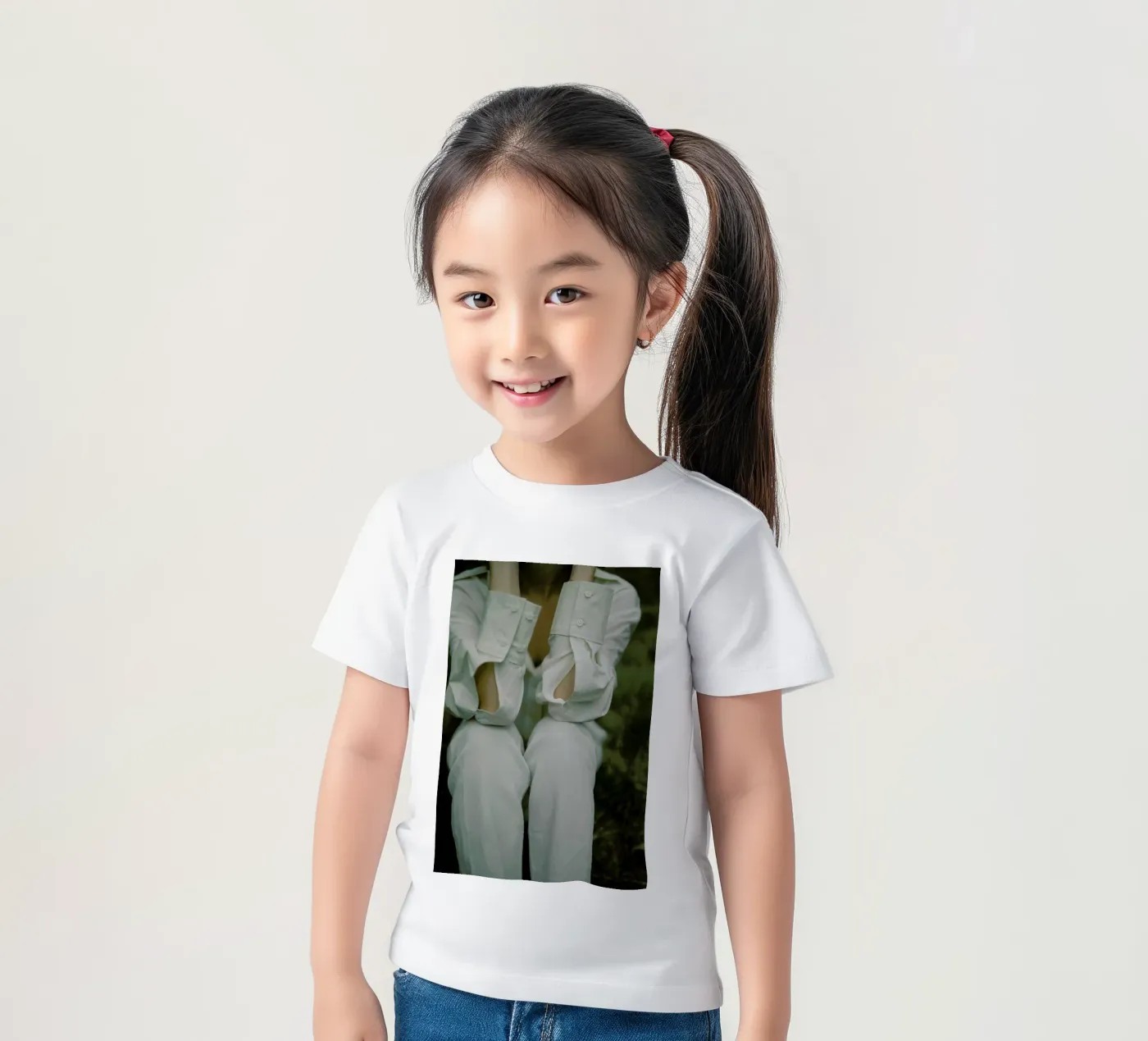 Buttons kinder t-shirt van Chris Abatzis