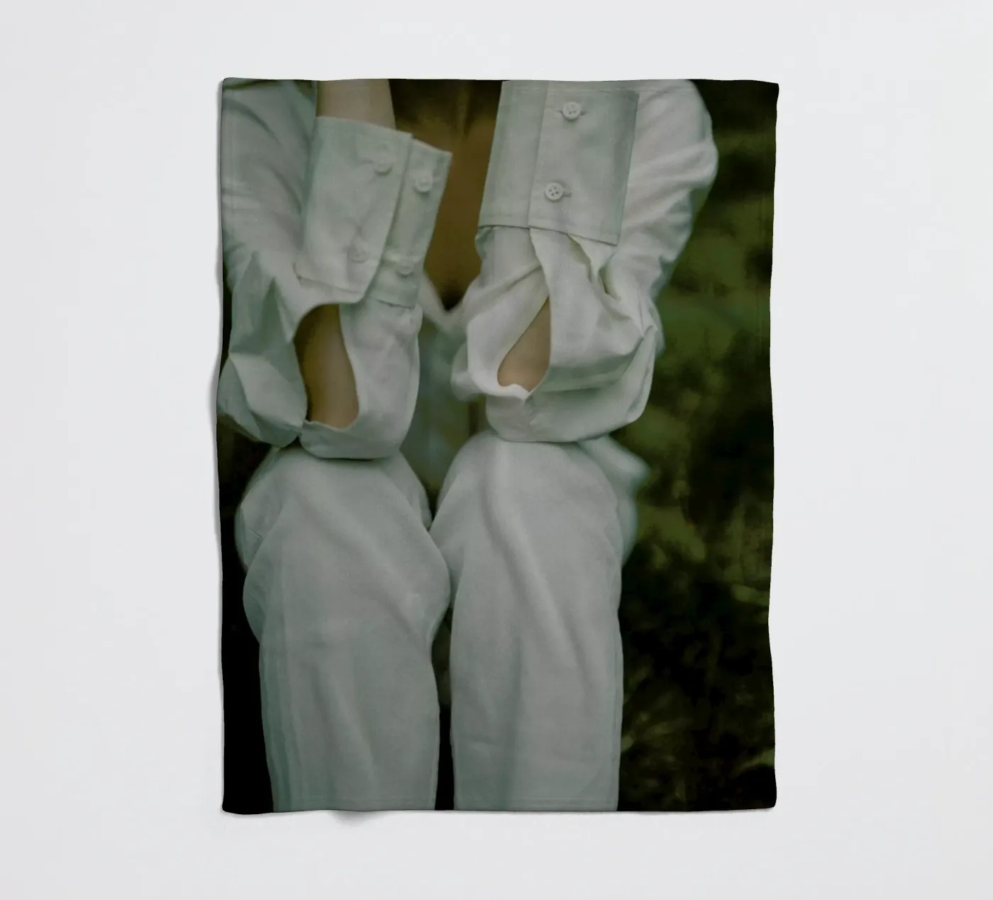 Buttons Fleecedecke von Chris Abatzis