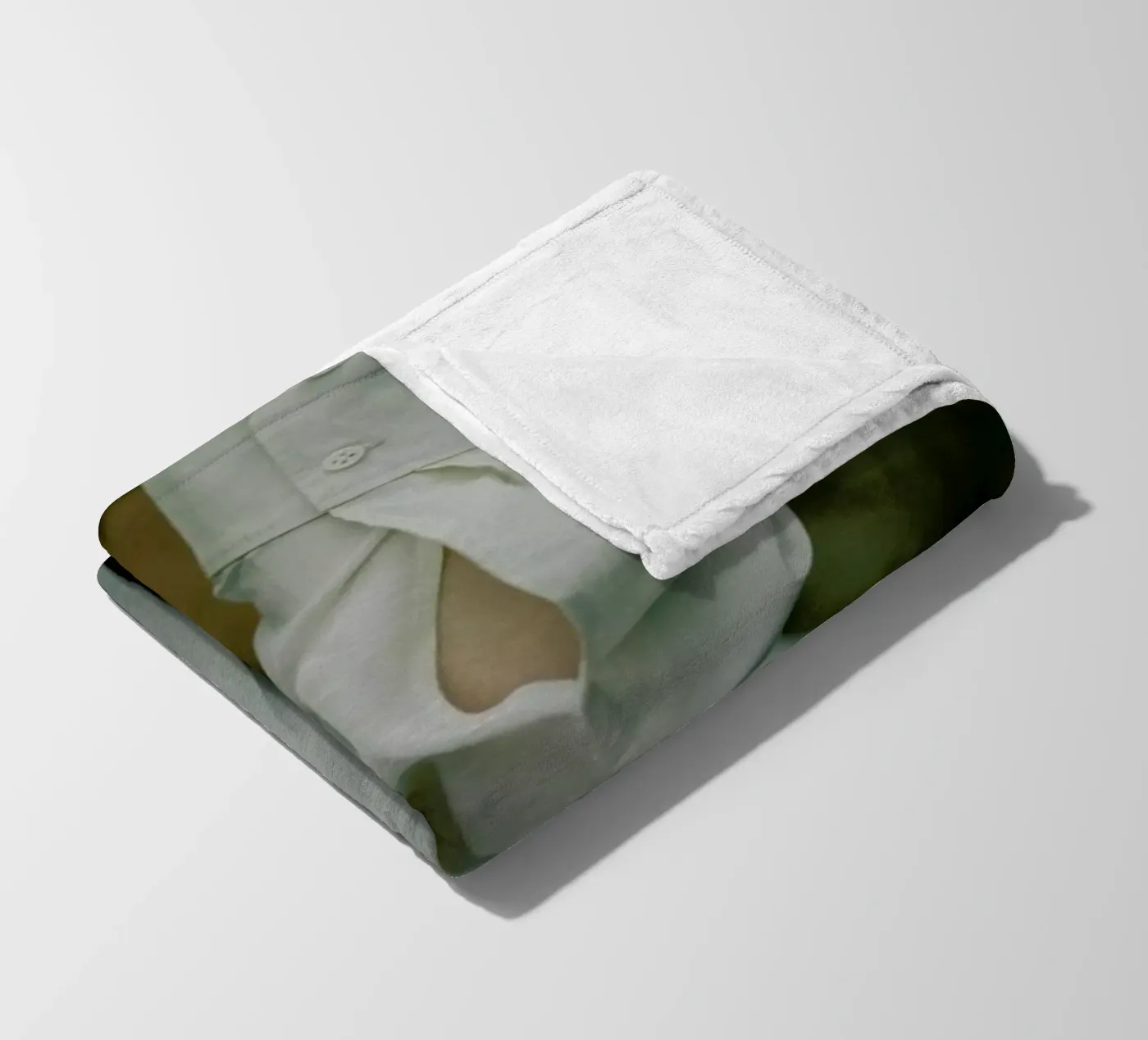 Buttons Fleecedecke von Chris Abatzis