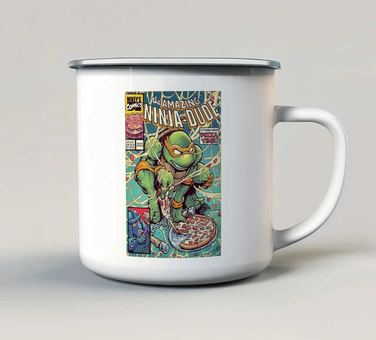Amico Ninja tazza in smalto da Martin studio