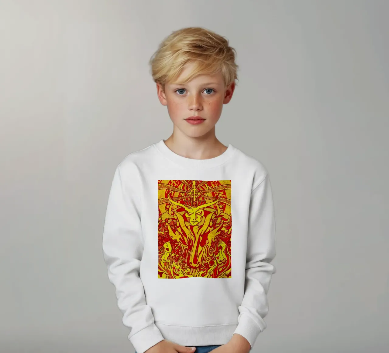 Ghost Band Art felpa bambino da vanhesling