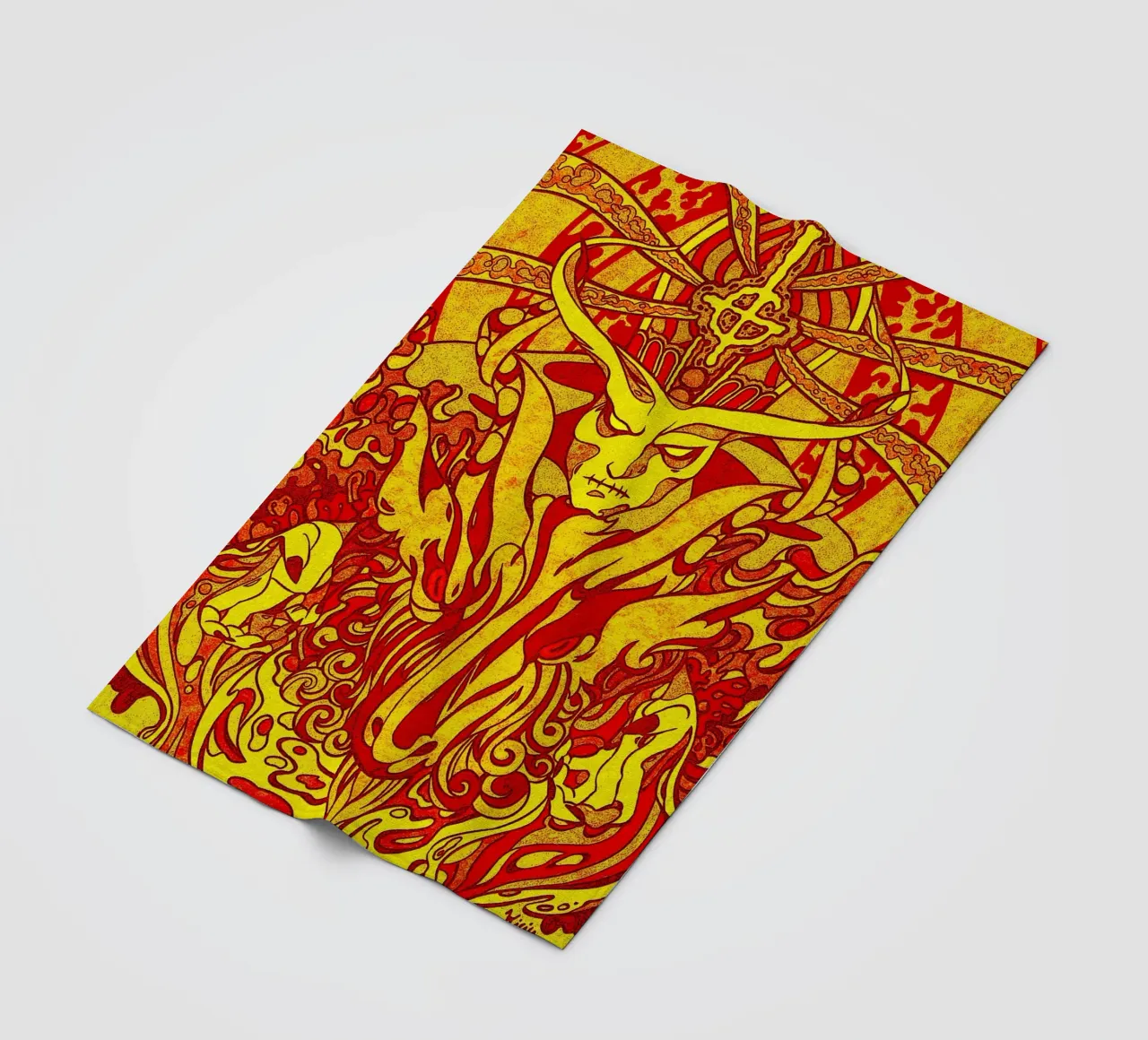 Ghost Band Art fleece blanket by vanhesling