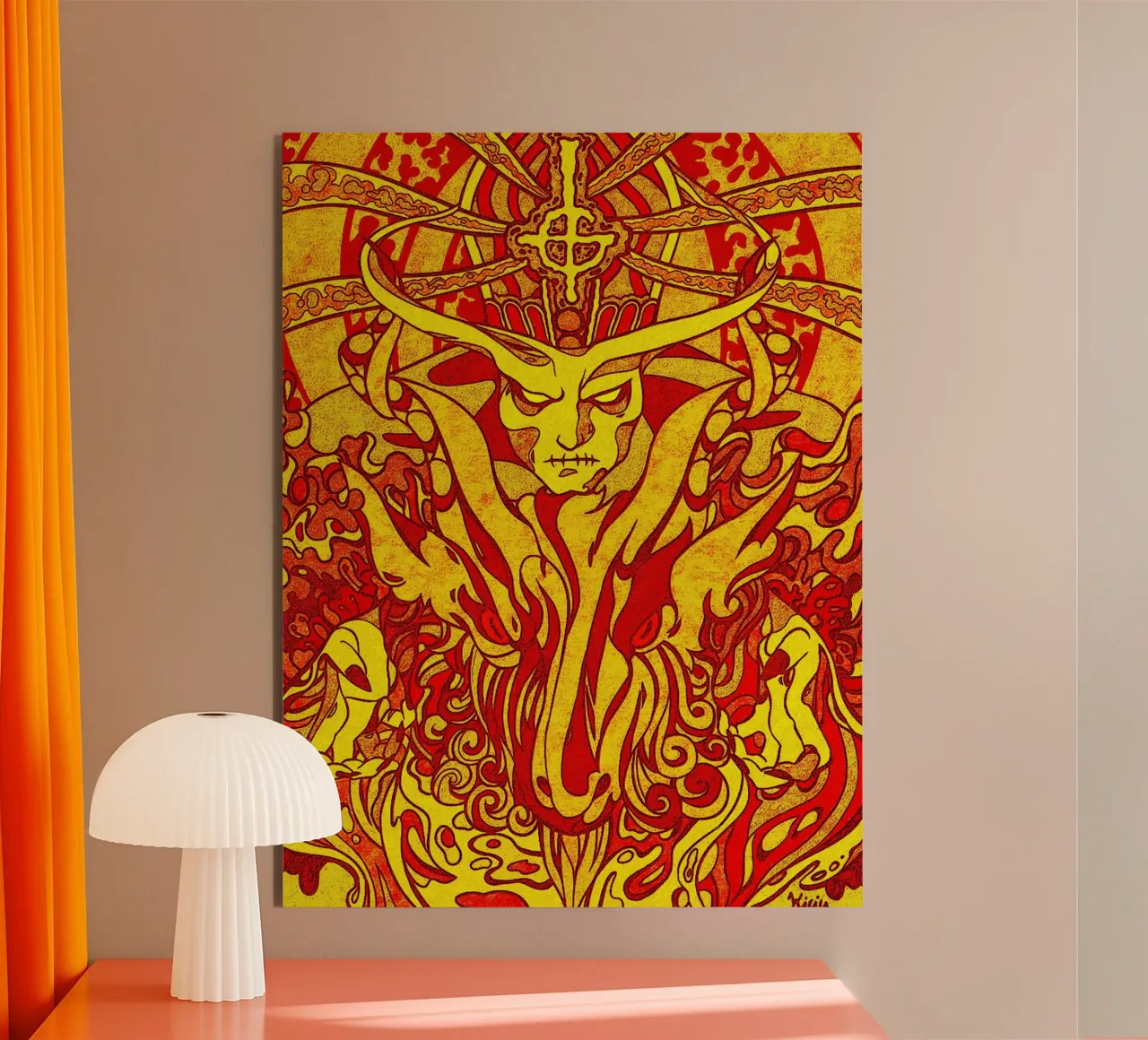 Ghost Band Art Alu-Dibond von vanhesling