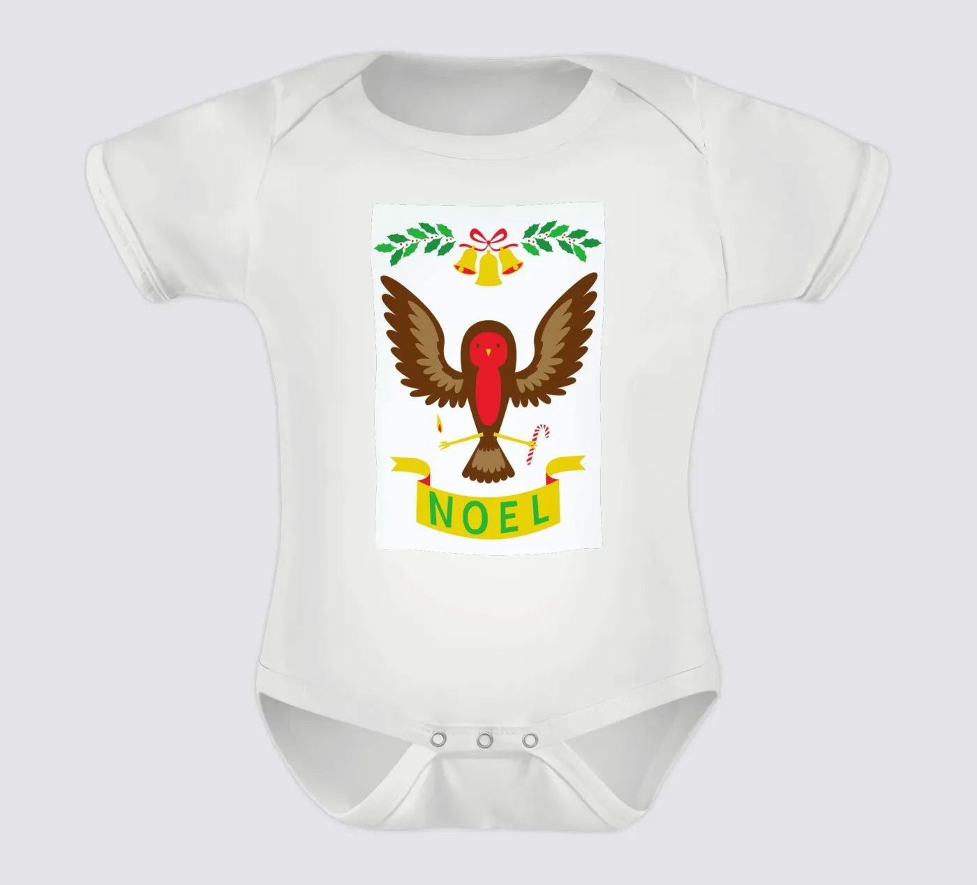 Robin short-sleeve baby romper by Chris Wharton