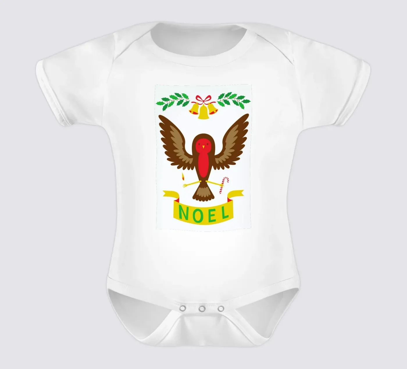 Robin short-sleeve baby romper by Chris Wharton