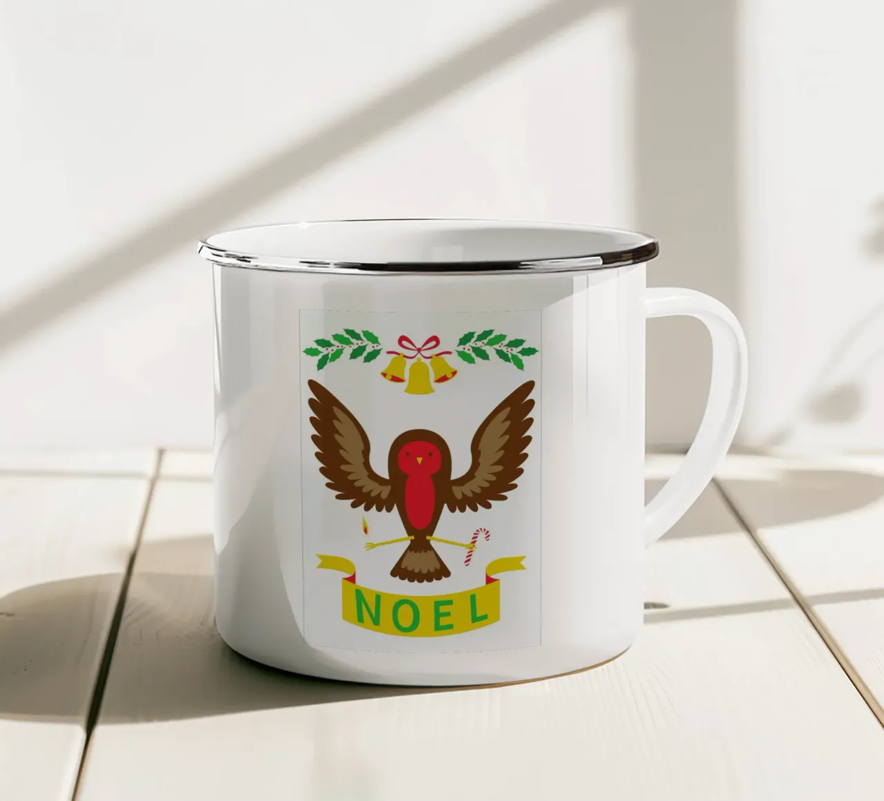 Robin tazza in smalto da Chris Wharton