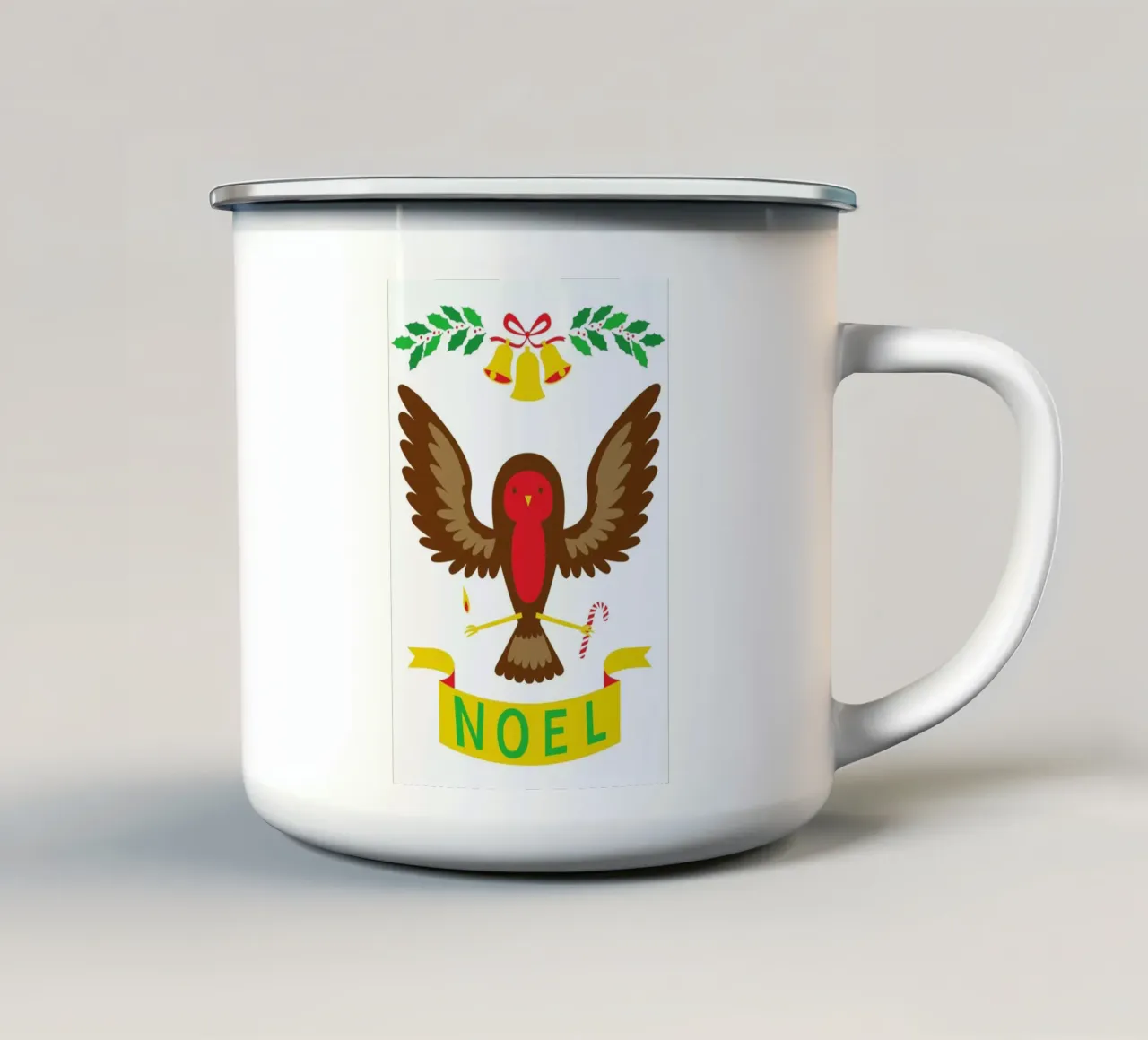Robin tazza in smalto da Chris Wharton