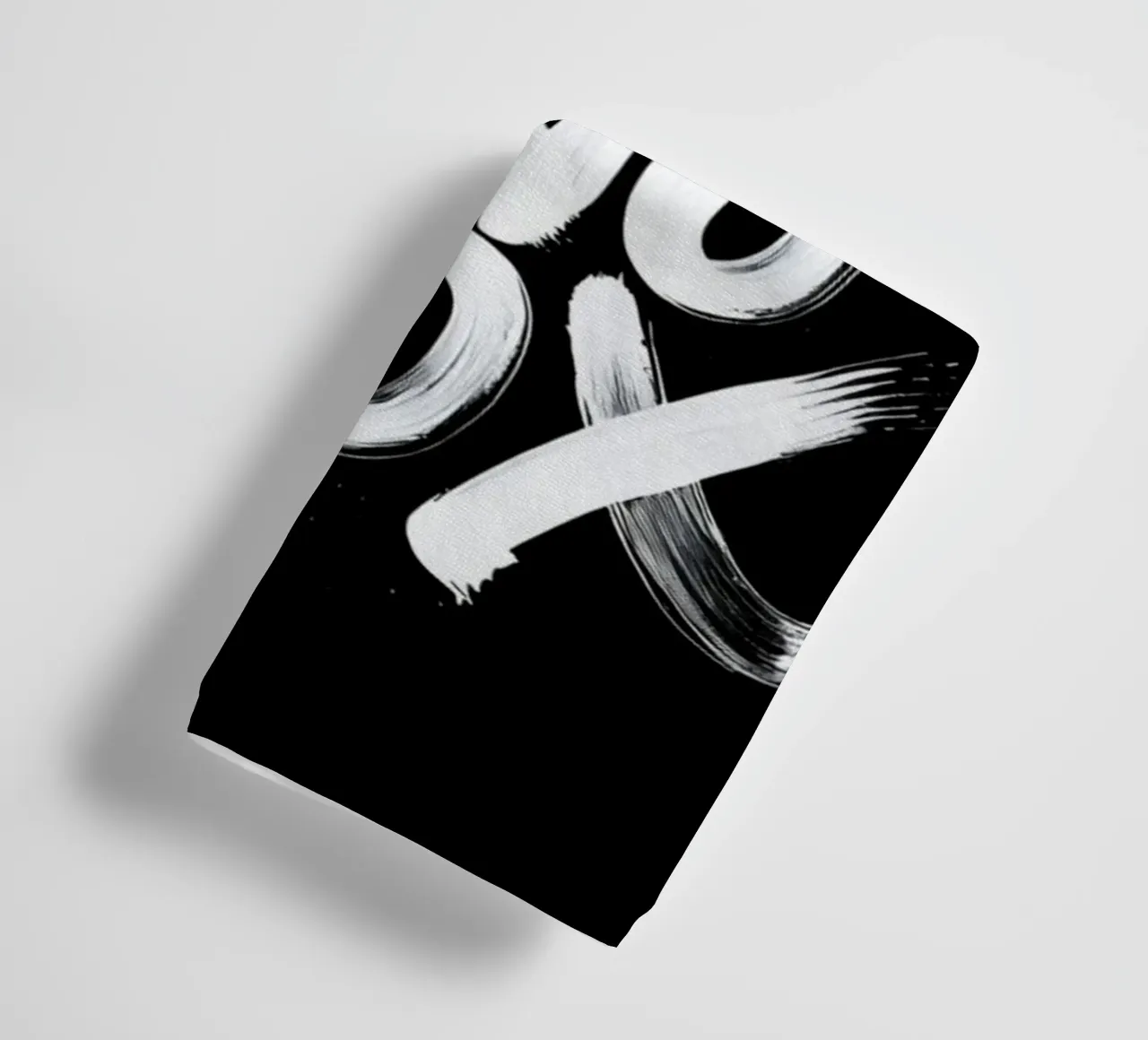 Think There Is No Box - Inspirational Brushstroke Typography towel by Artistic-shop