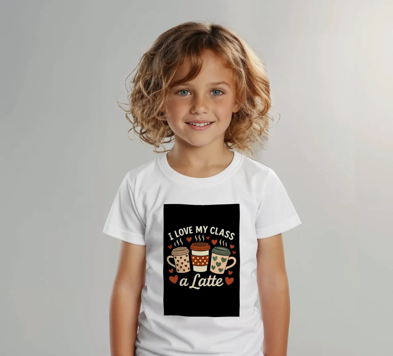 "Ich liebe meine Klasse ein Latte" Lehrer Wertschätzung Kaffeebecher Kinder T-Shirt von inspirational quote