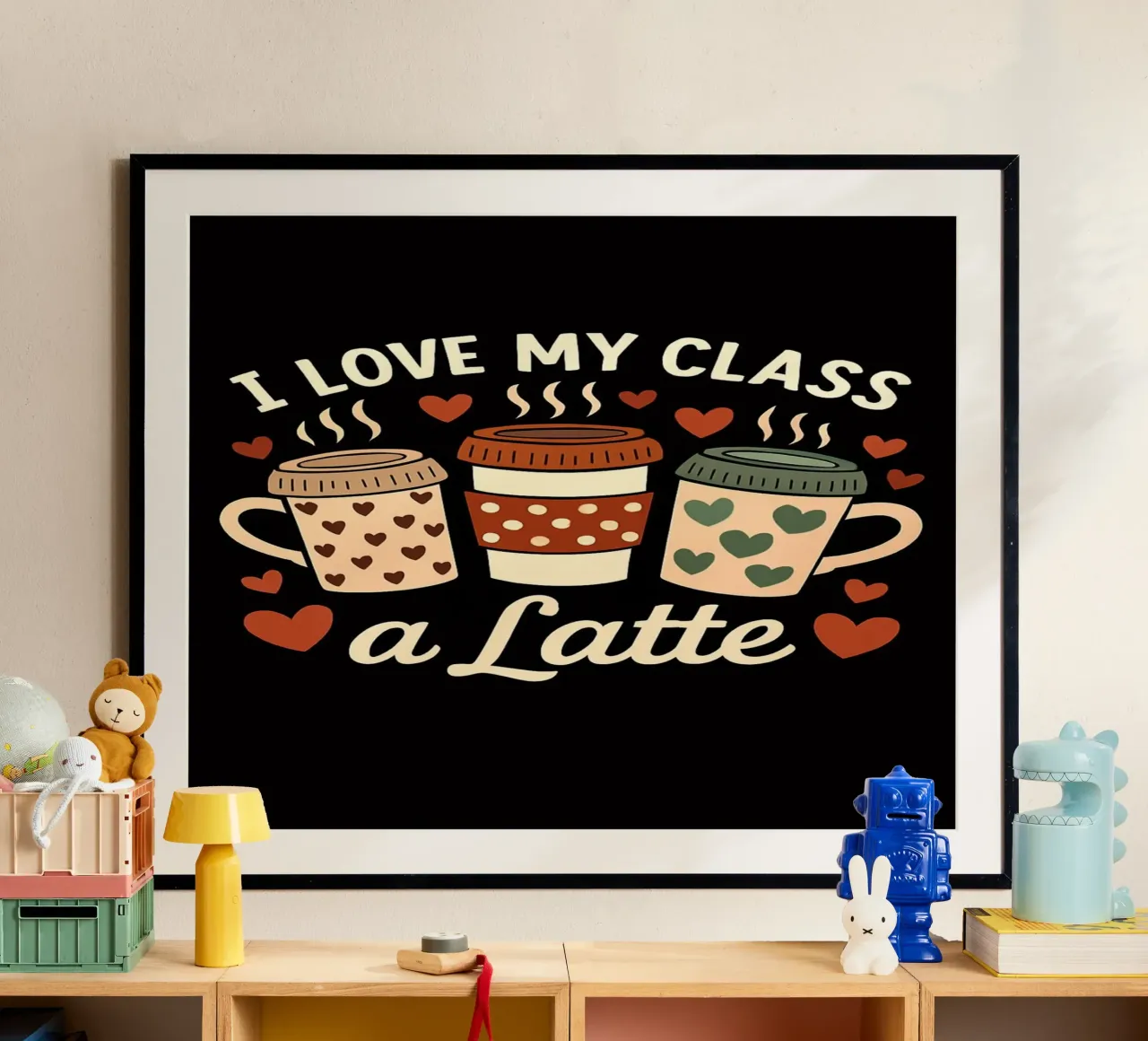 Tasse à café "I Love My Class A Latte" - Appréciation de l'enseignant hahnemühle de inspirational quote