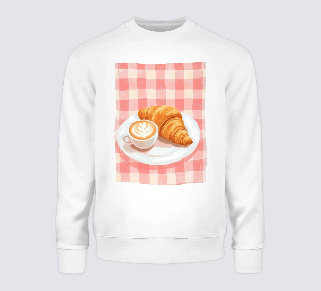 caffè e croissant felpa da Olga Wildrose