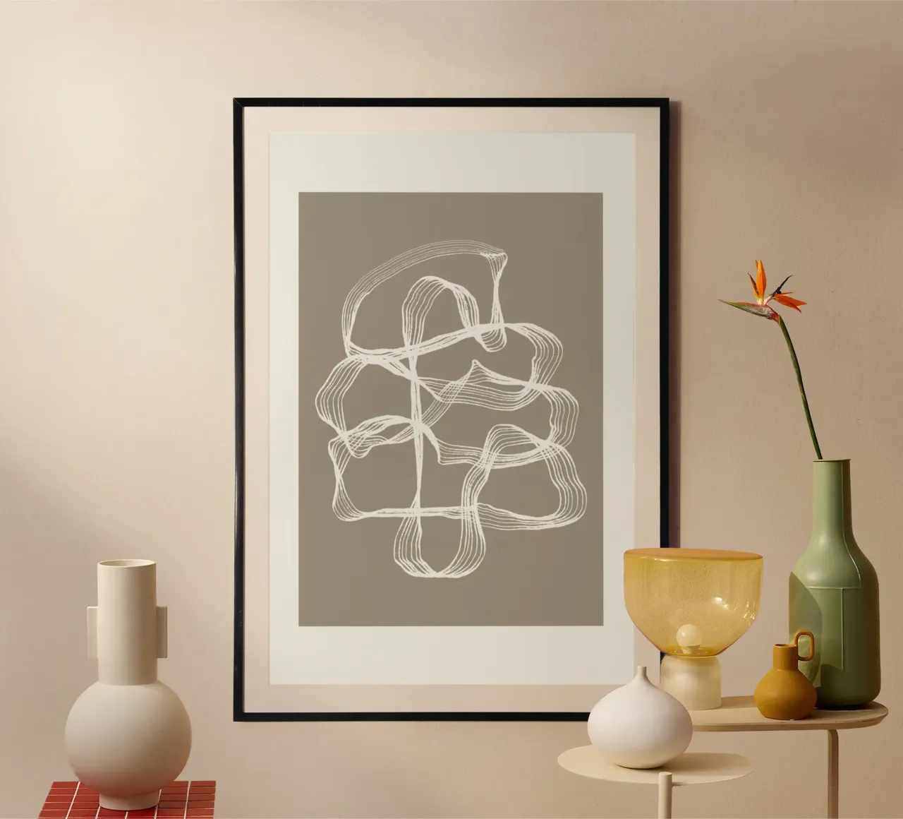 Ink (Beige) poster da treechild