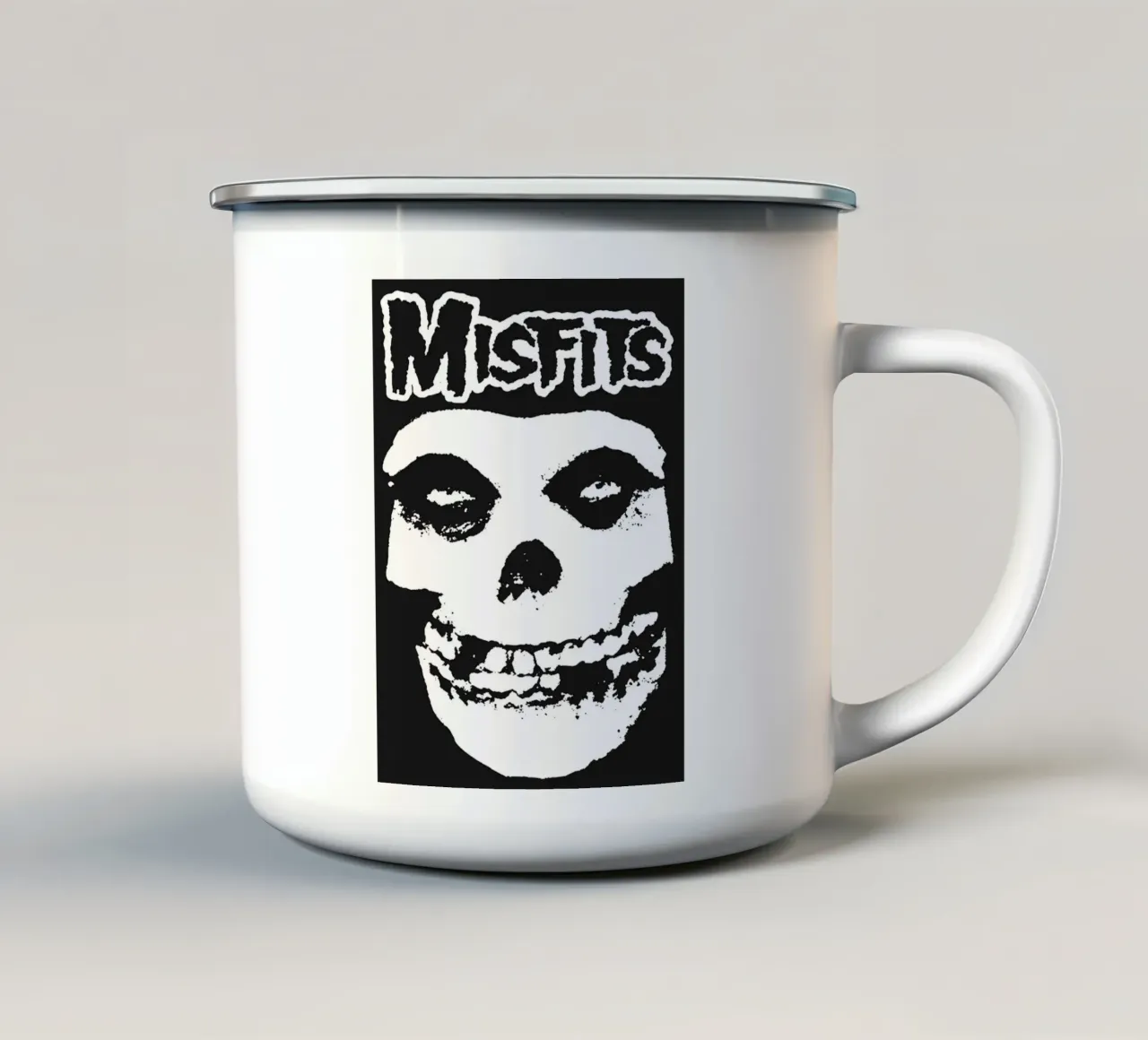 the misfits band art tazza in smalto da vanhesling