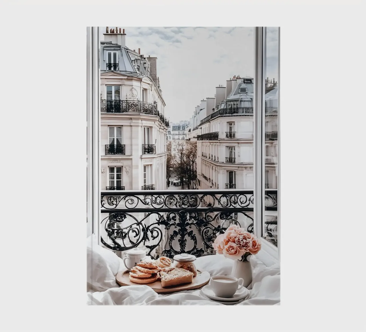 Balcon avec vue sur Paris carnet de notes de IamHomeStudio