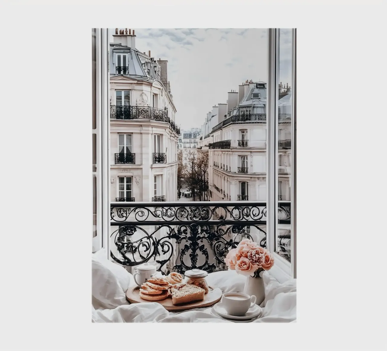 Balcon avec vue sur Paris carnet de notes de IamHomeStudio